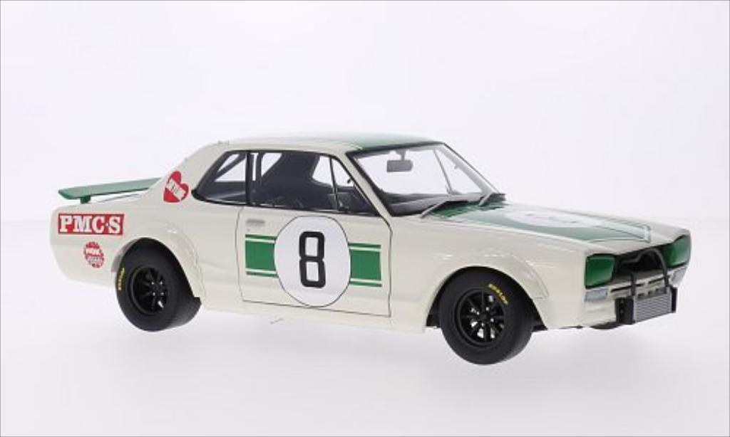 Nissan Skyline 1/18 Autoart GT-R (KPGC10) RHD No.8 GP Japan 1971 diecast model cars