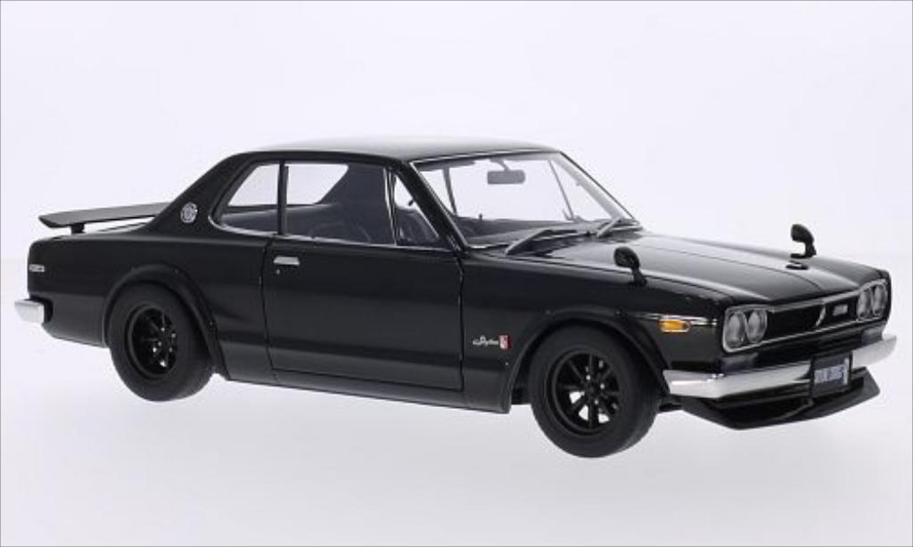 Nissan Skyline 1/18 Autoart GT-R (KPGC10) black RHD diecast model cars
