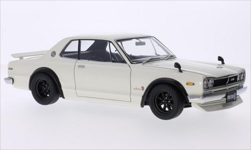 Nissan Skyline 1/18 Autoart GT-R (KPGC10) white RHD diecast model cars