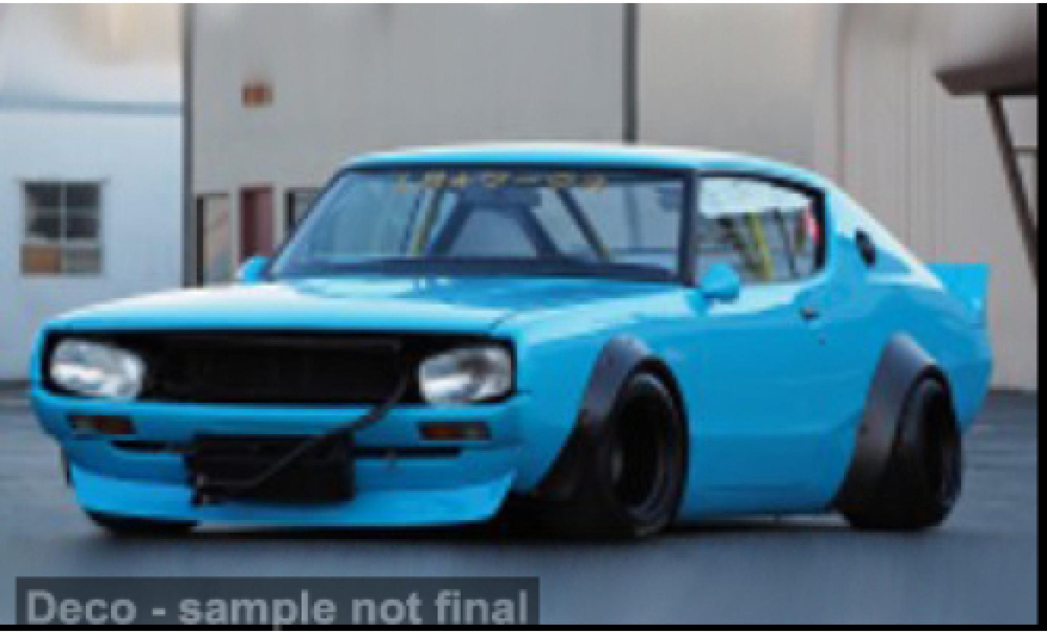 Nissan Skyline 1/43 Solido GT-R (KPGC110) blau 1972 1:43 diecast model cars