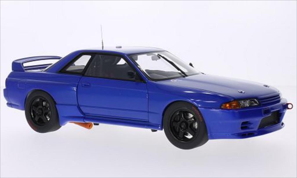 Nissan Skyline 1/18 Autoart GT-R (R32) blue RHD 1992 diecast model cars