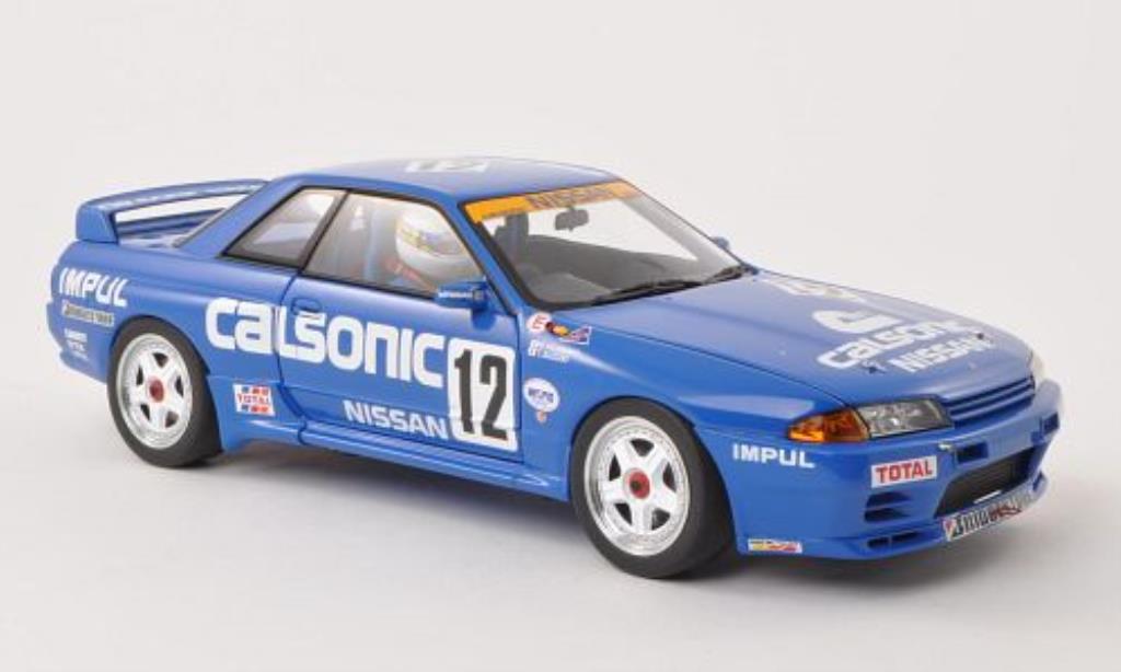 Nissan Skyline 1/18 Autoart GT-R (R32) Gr.A No.12 Calsonic 1990 /T.Suzuki diecast model cars