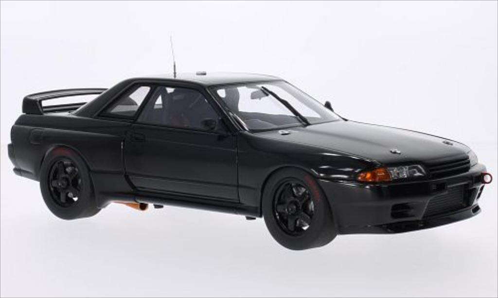 Nissan Skyline 1/18 Autoart GT-R (R32) black RHD 1992 diecast model cars