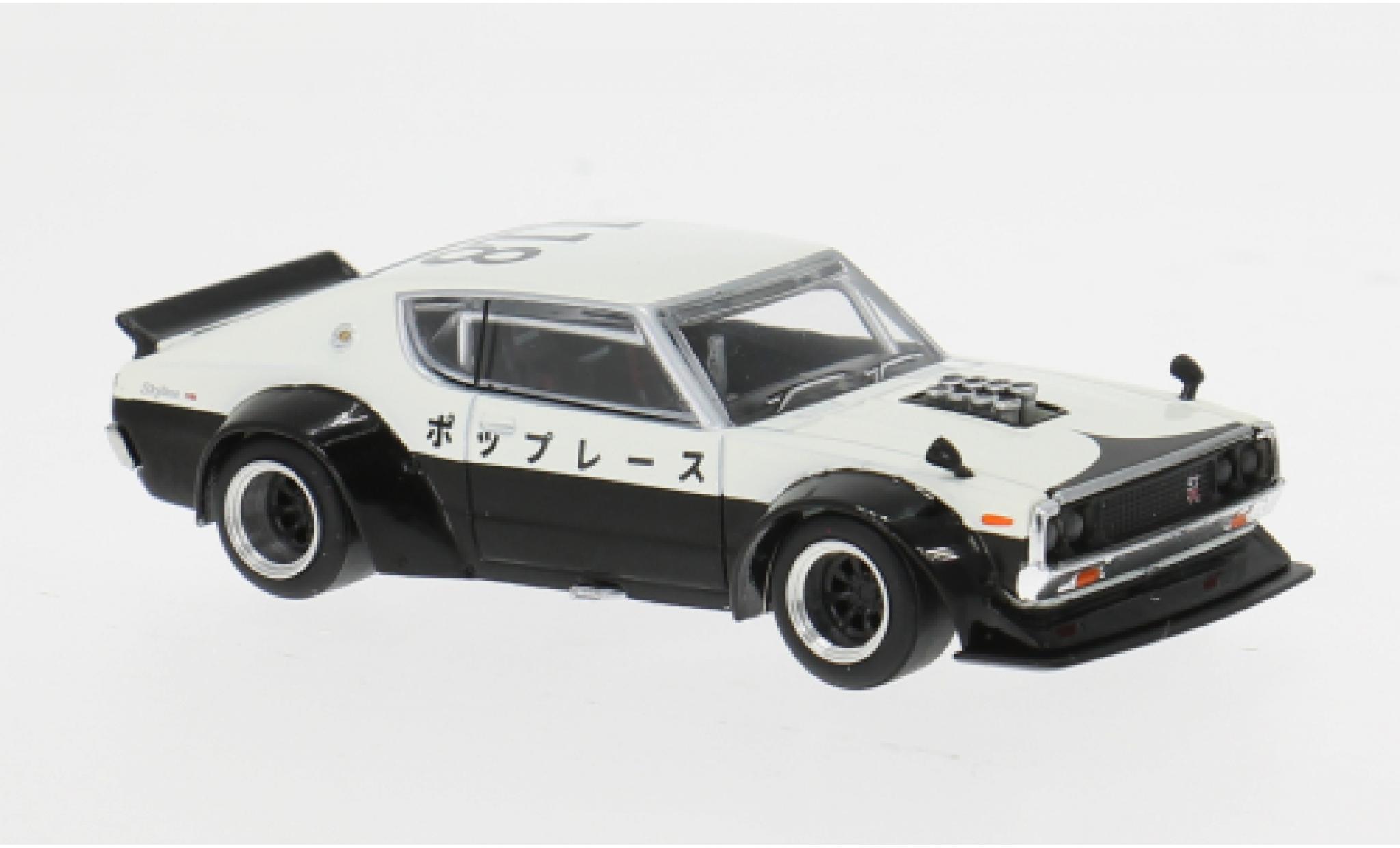 Nissan Skyline 1/64 Pop Race GT-R V8 Drift KPGC 110 Kenmeri 1:64 diecast model cars