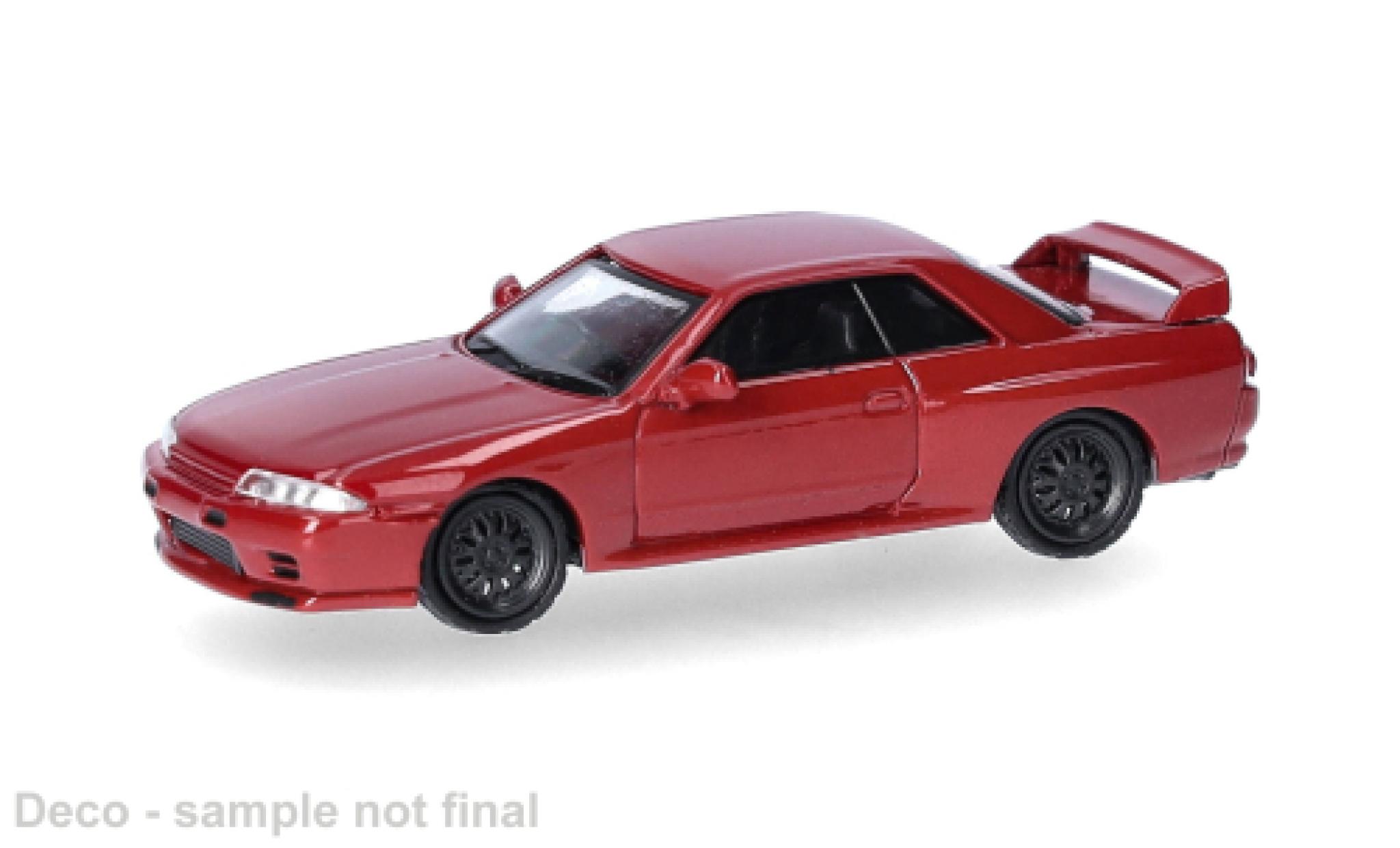 Nissan Skyline 1/87 Micro City 87 GTR (R32) red 1:87 diecast model cars