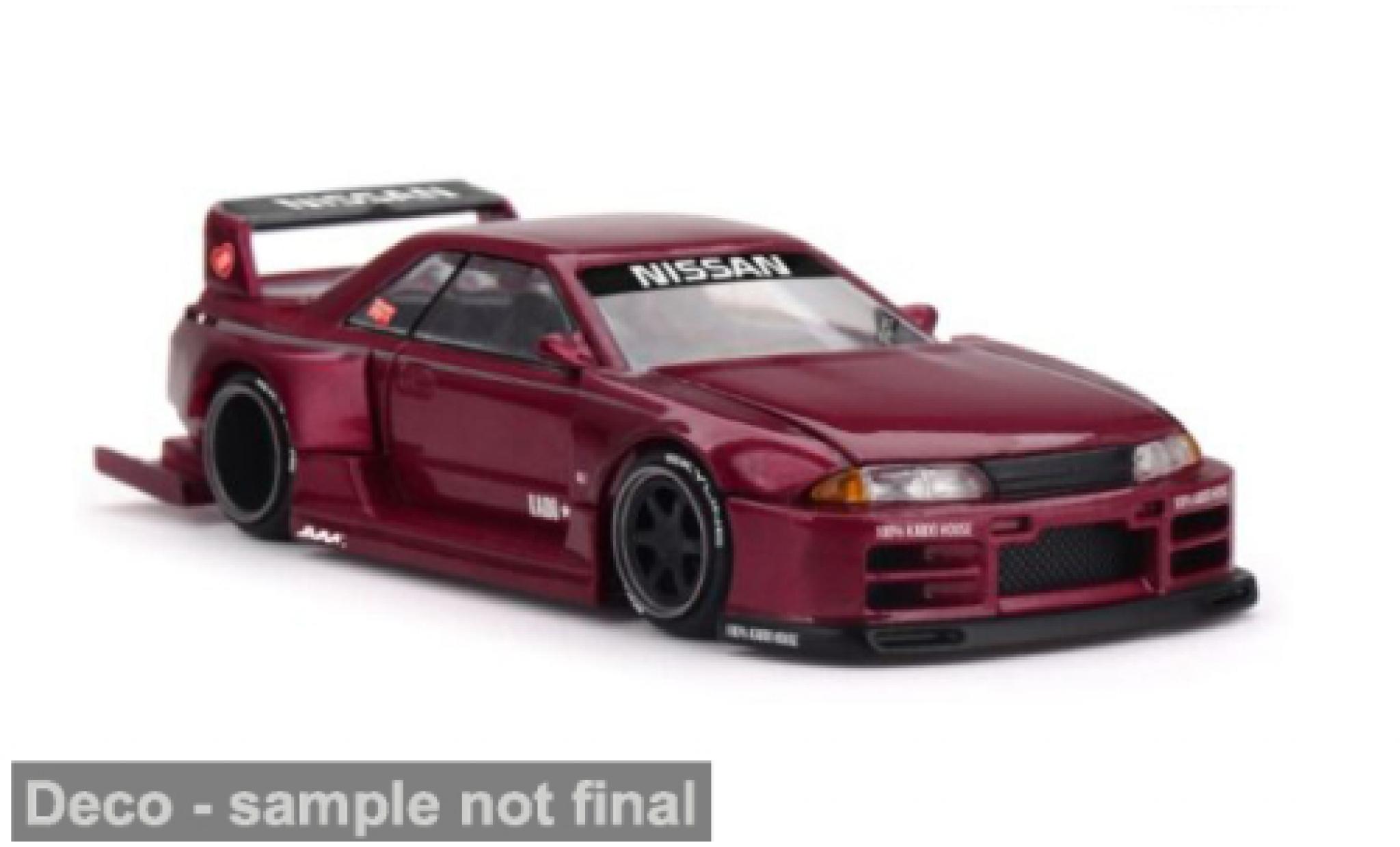 Nissan Skyline 1/64 Mini GT GTR (R32) red 1989 1:64 diecast model cars
