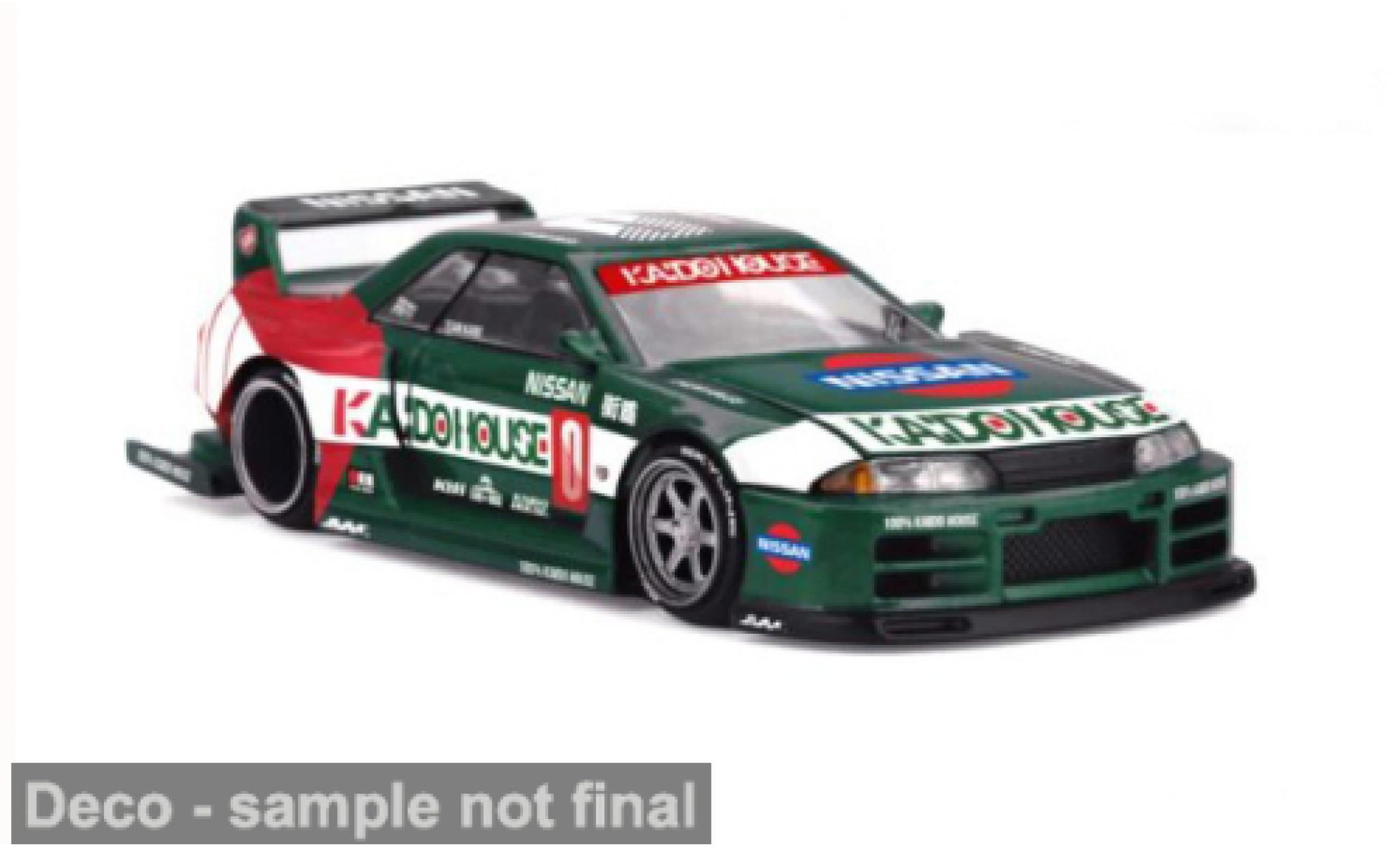 Nissan Skyline 1/64 Mini GT GTR (R32) black 1989 1:64 diecast model cars