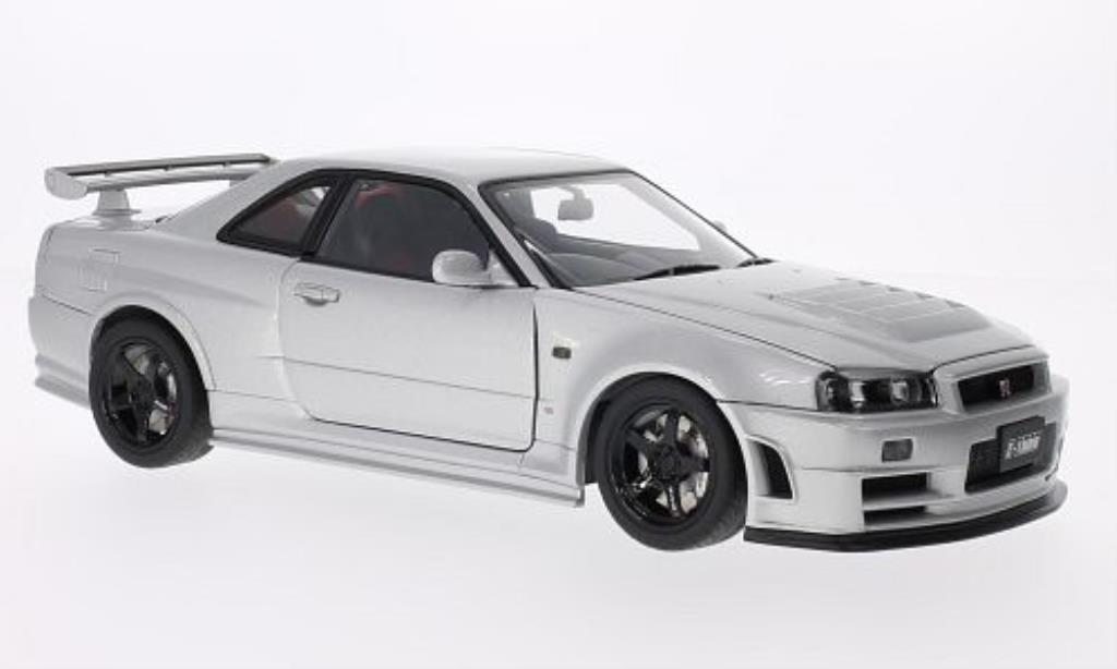Nissan Skyline 1/18 Autoart (R34) Nismo GT-R Z-Tune grey-grey RHD 2005 diecast model cars