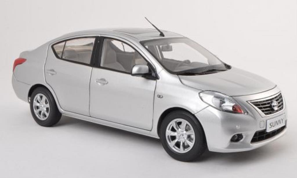 Nissan Sunny 1/18 Paudi grey 2010 diecast model cars