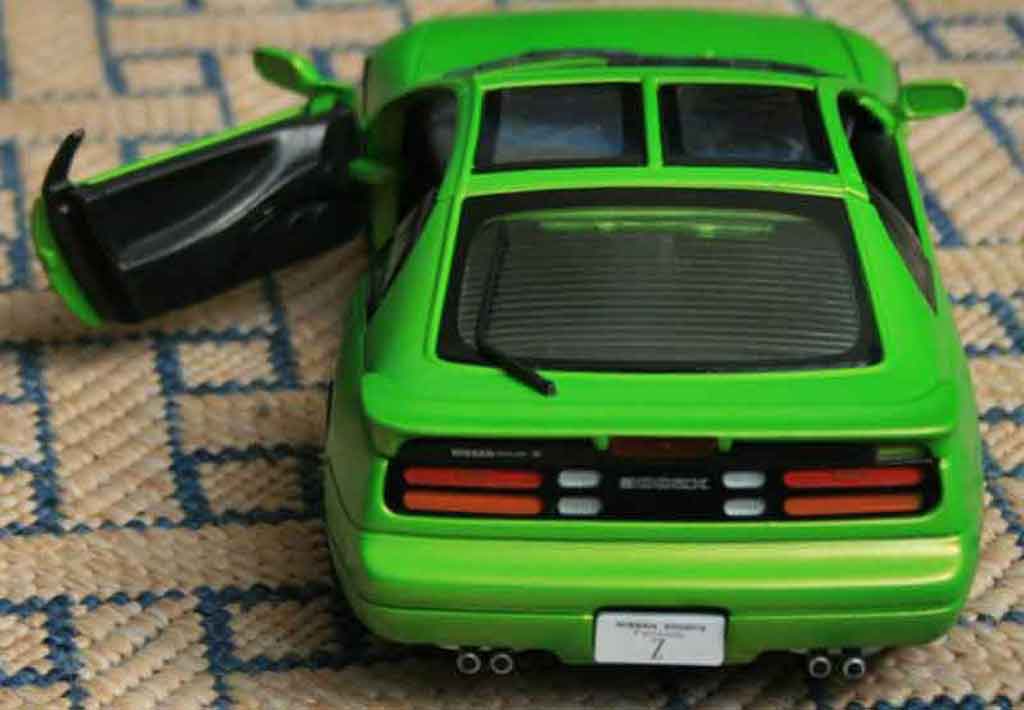 Nissan 300 ZX fairlady green jantes style bbs blacks 1/18 Kyosho