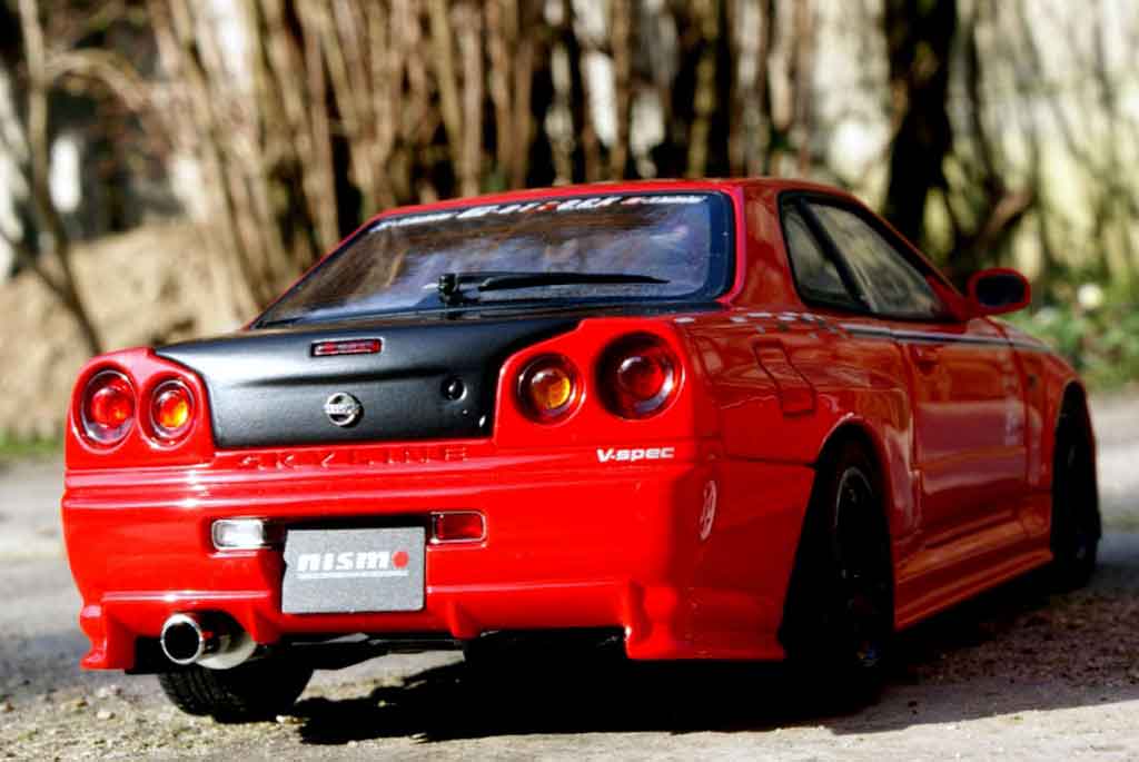 Nissan Skyline R34 1/18 Autoart R34 r-tune street racing diecast model cars