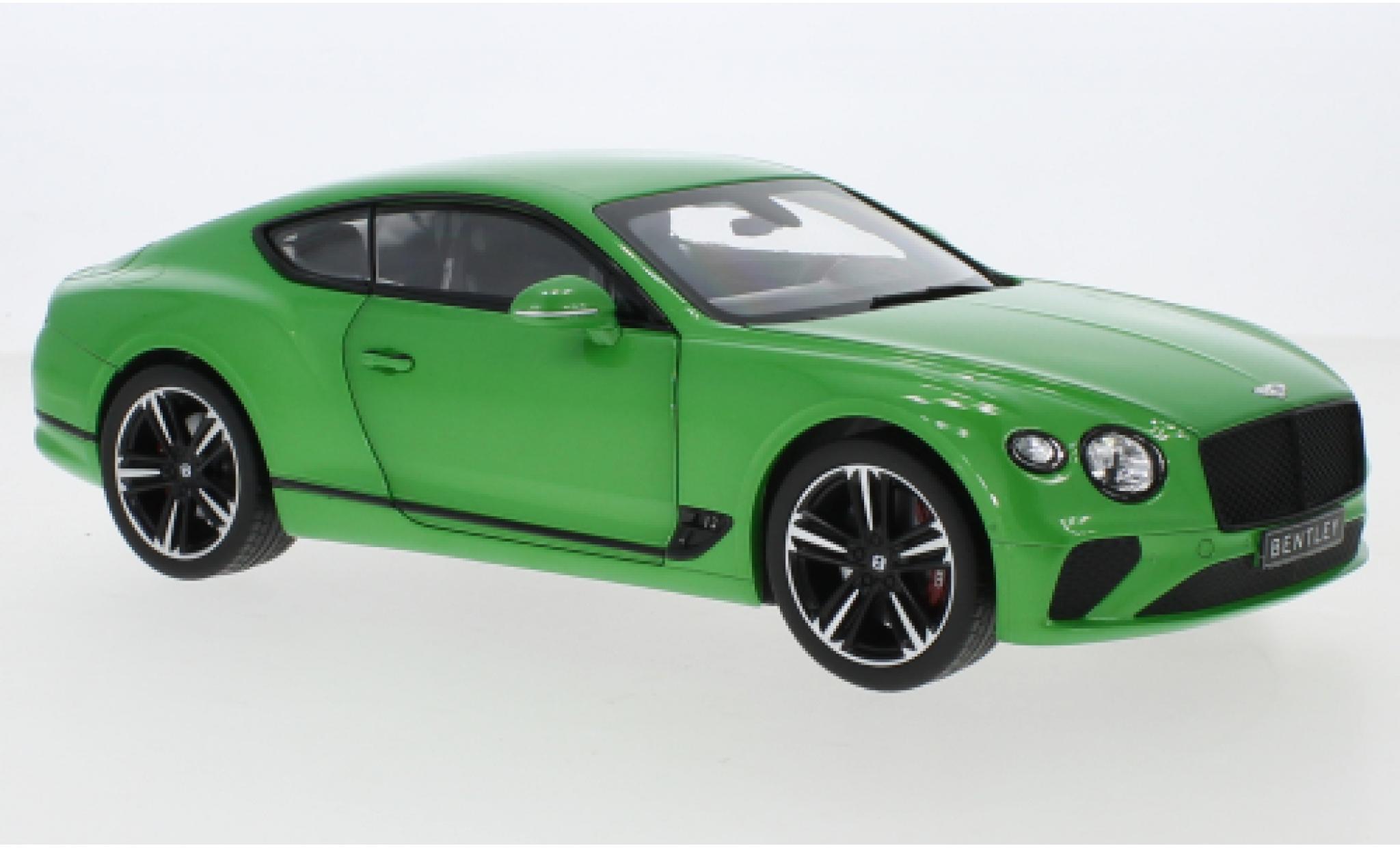 Bentley Continental 1/18 Norev GT metallic green 2018 diecast model cars
