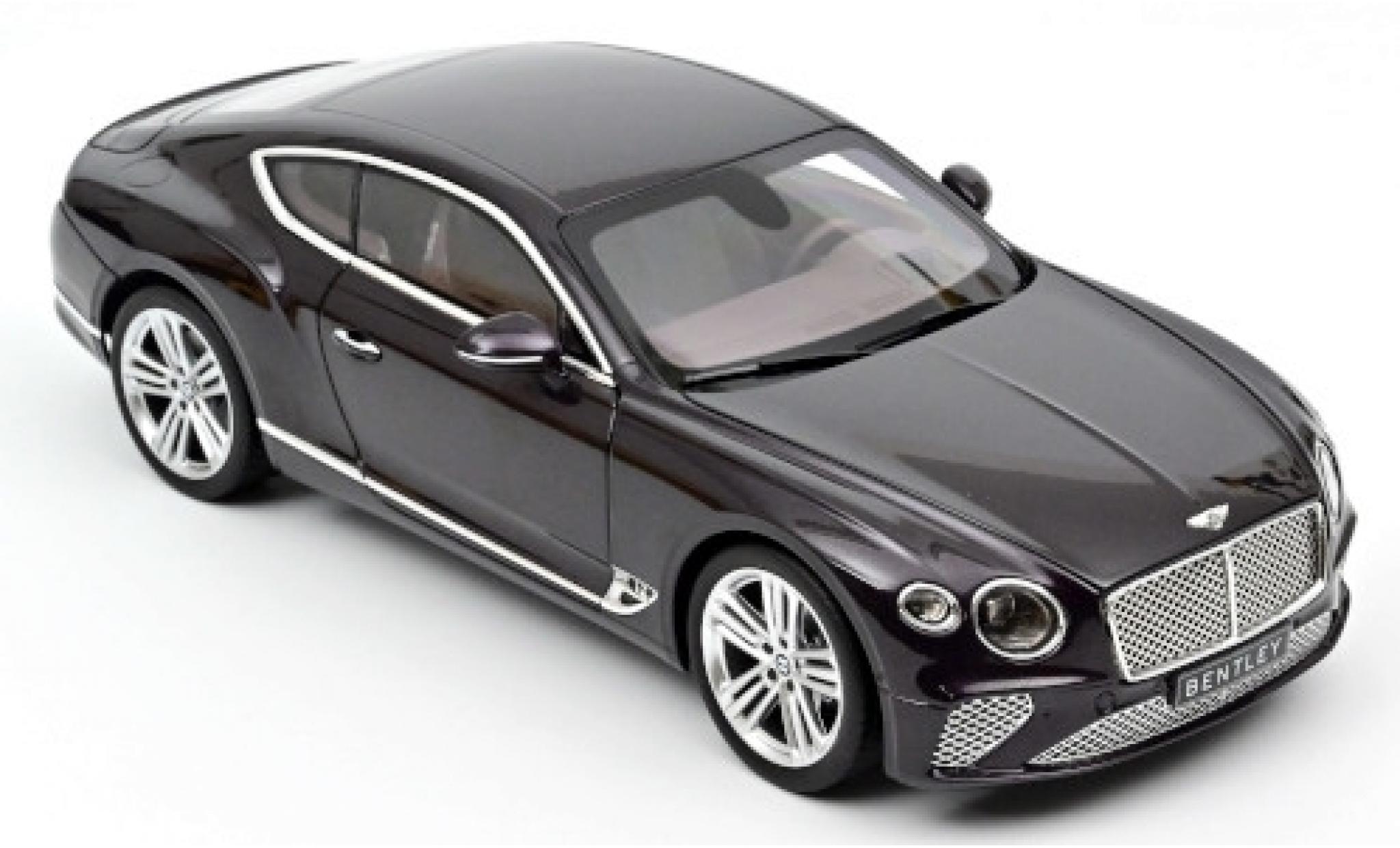Bentley Continental 1/18 Norev GT metallic lila 2018 diecast model cars