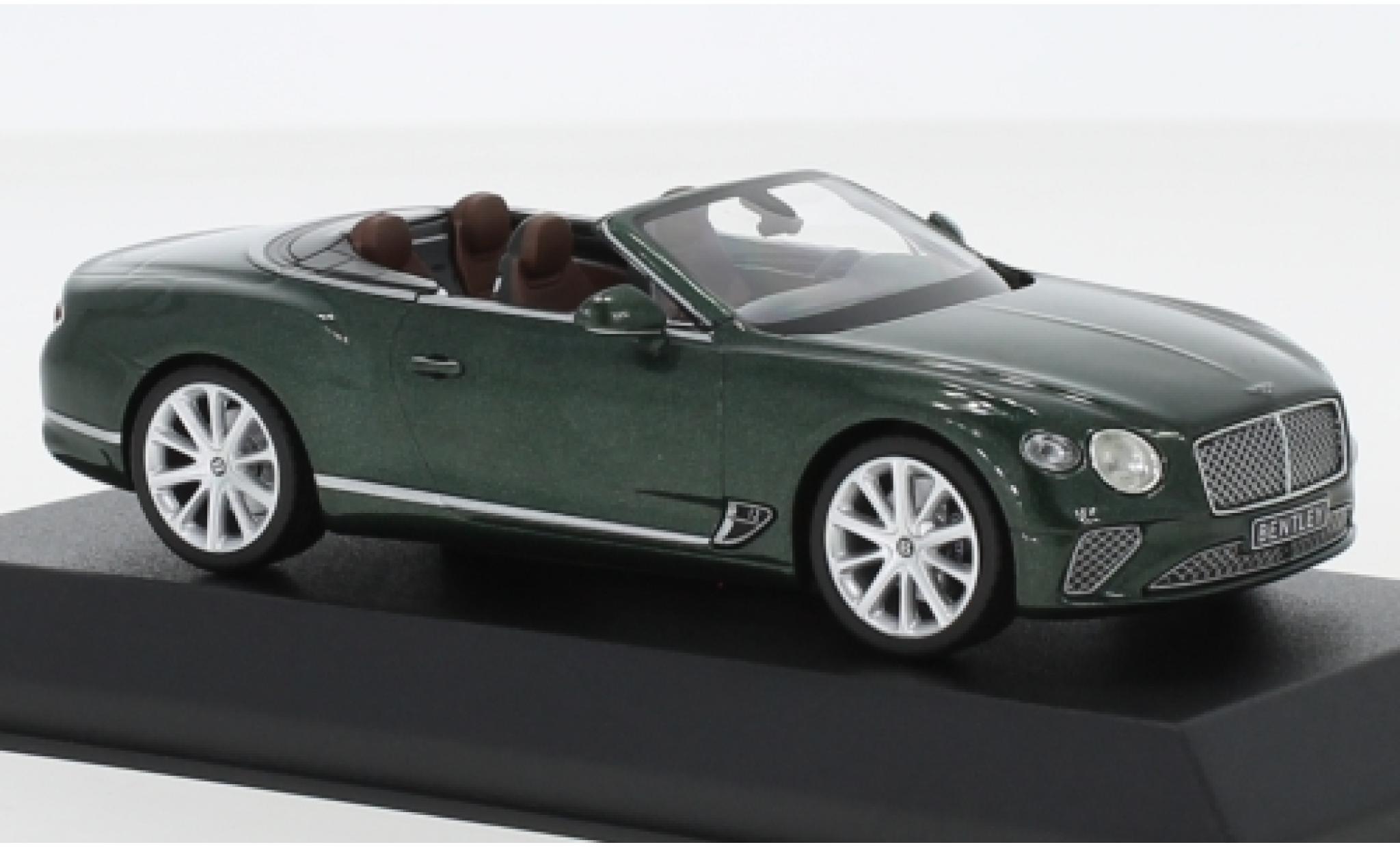 Bentley Continental 1/43 Norev GTC metallic green 2019 diecast model cars