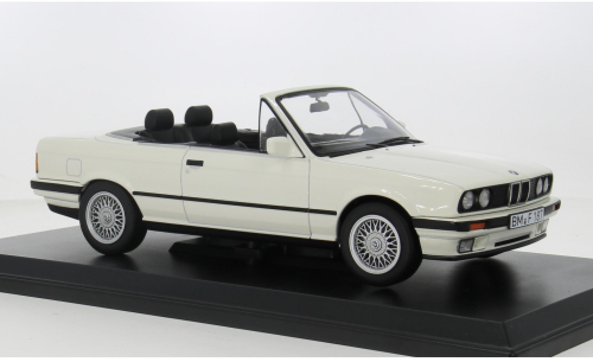 Bmw 325 1/18 Norev i (E30) Convertible white 1991 1:18 diecast model cars