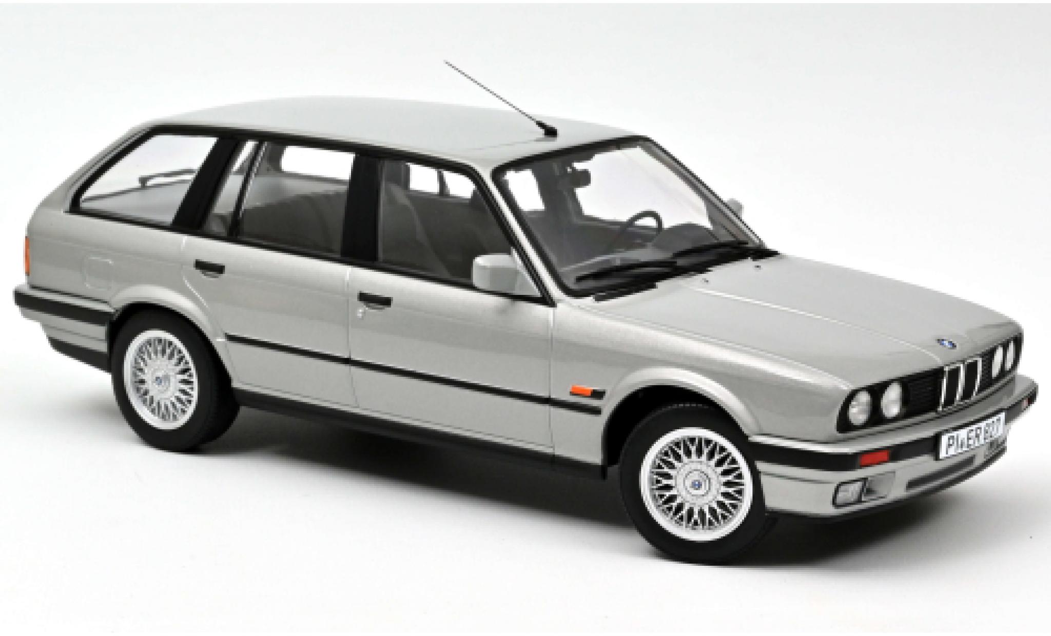 Bmw 325 1/18 Norev i Touring (E30) grey 1991 diecast model cars