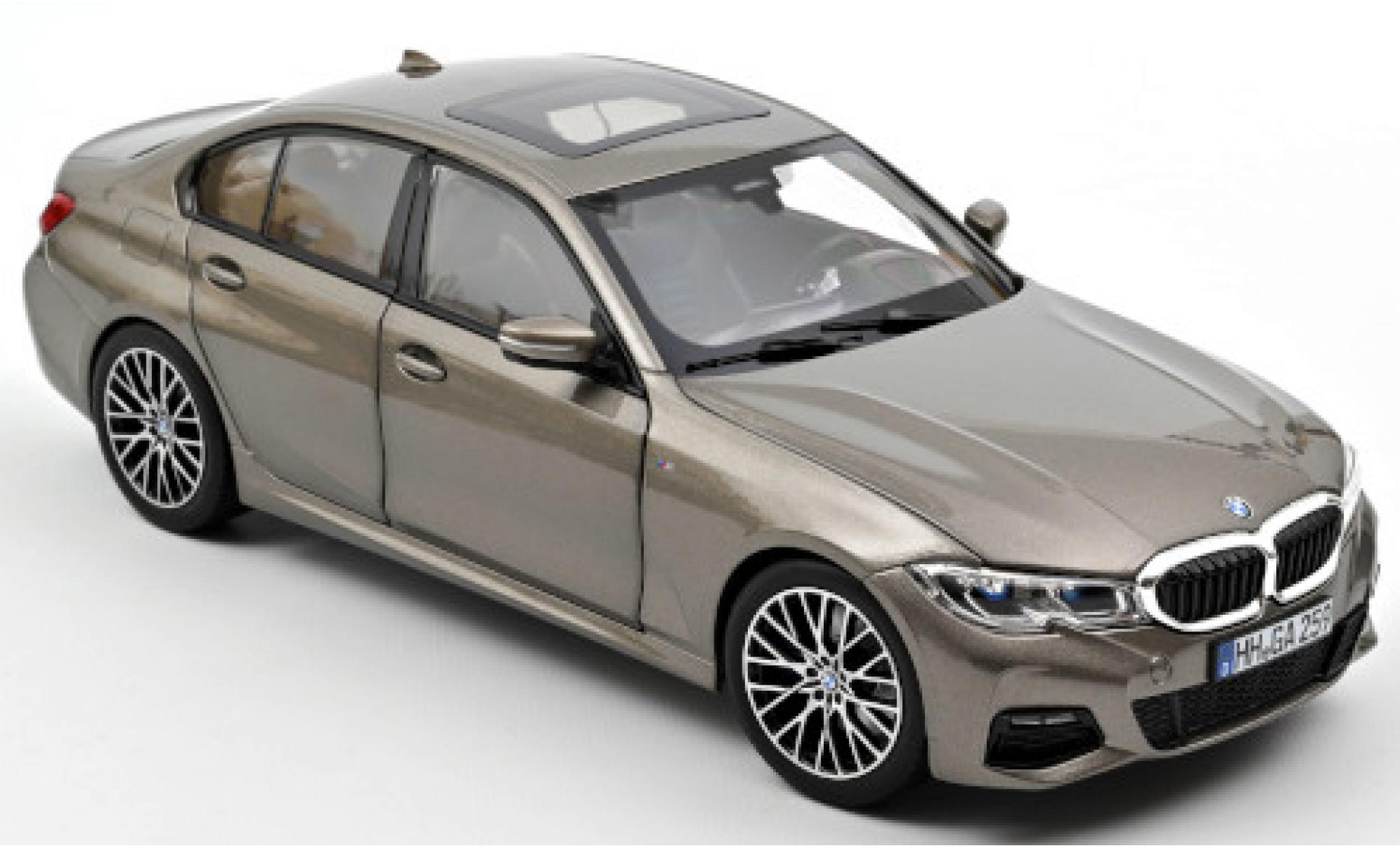 Bmw 330 1/18 Norev i (G20) metallic grey 2019 diecast model cars