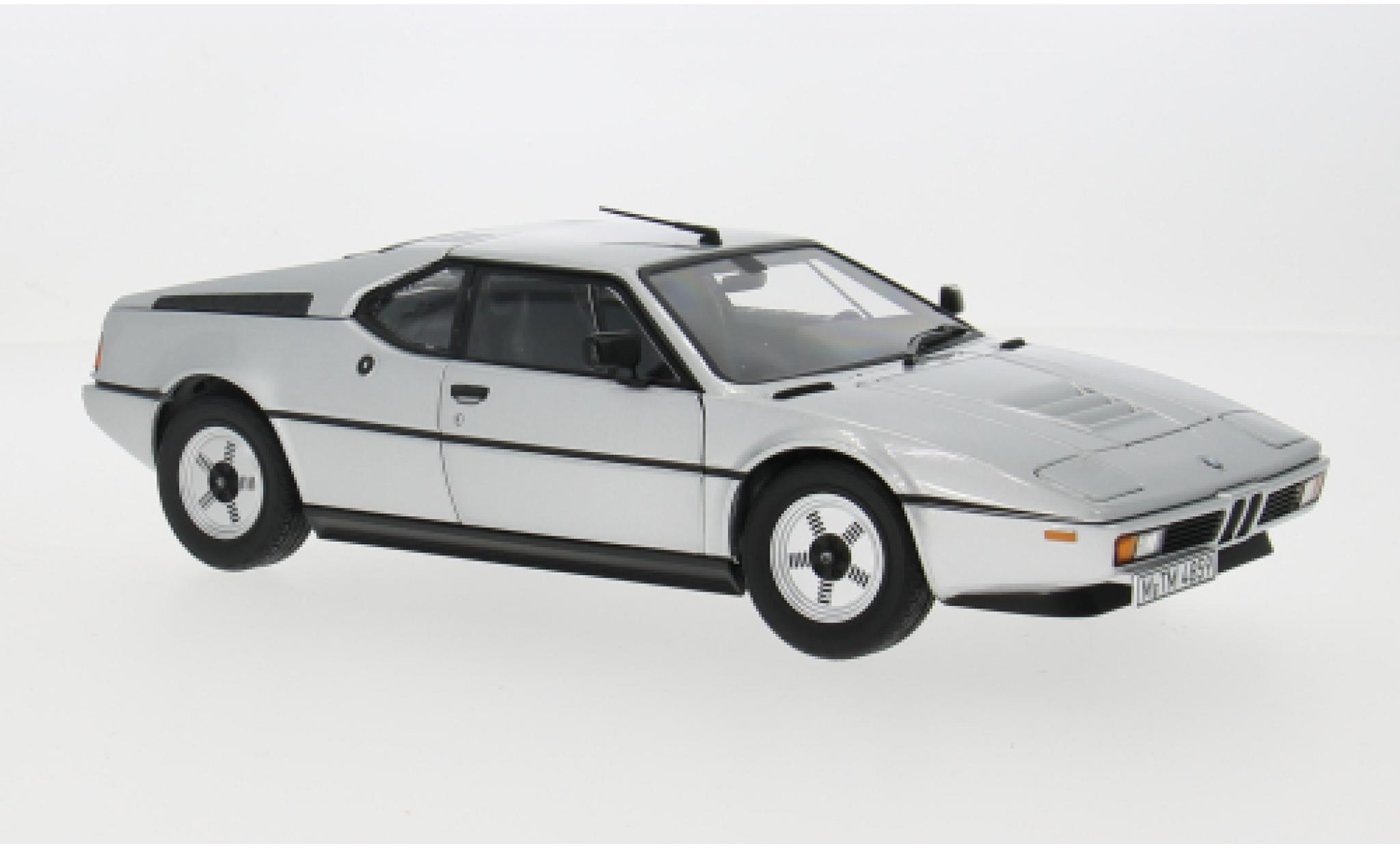Bmw M1 1/18 Norev silver 1980 1:18 diecast model cars