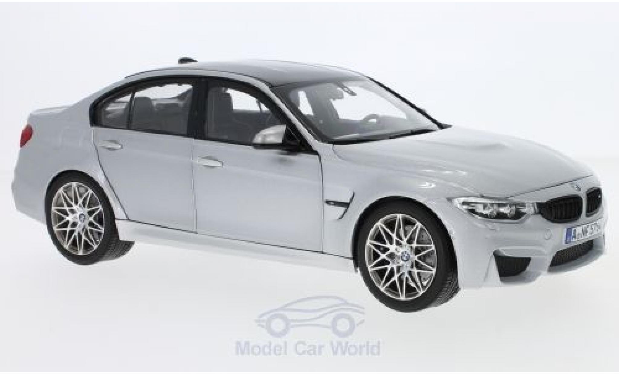 Bmw M3 1/18 Norev Competition grey 2017 diecast model cars