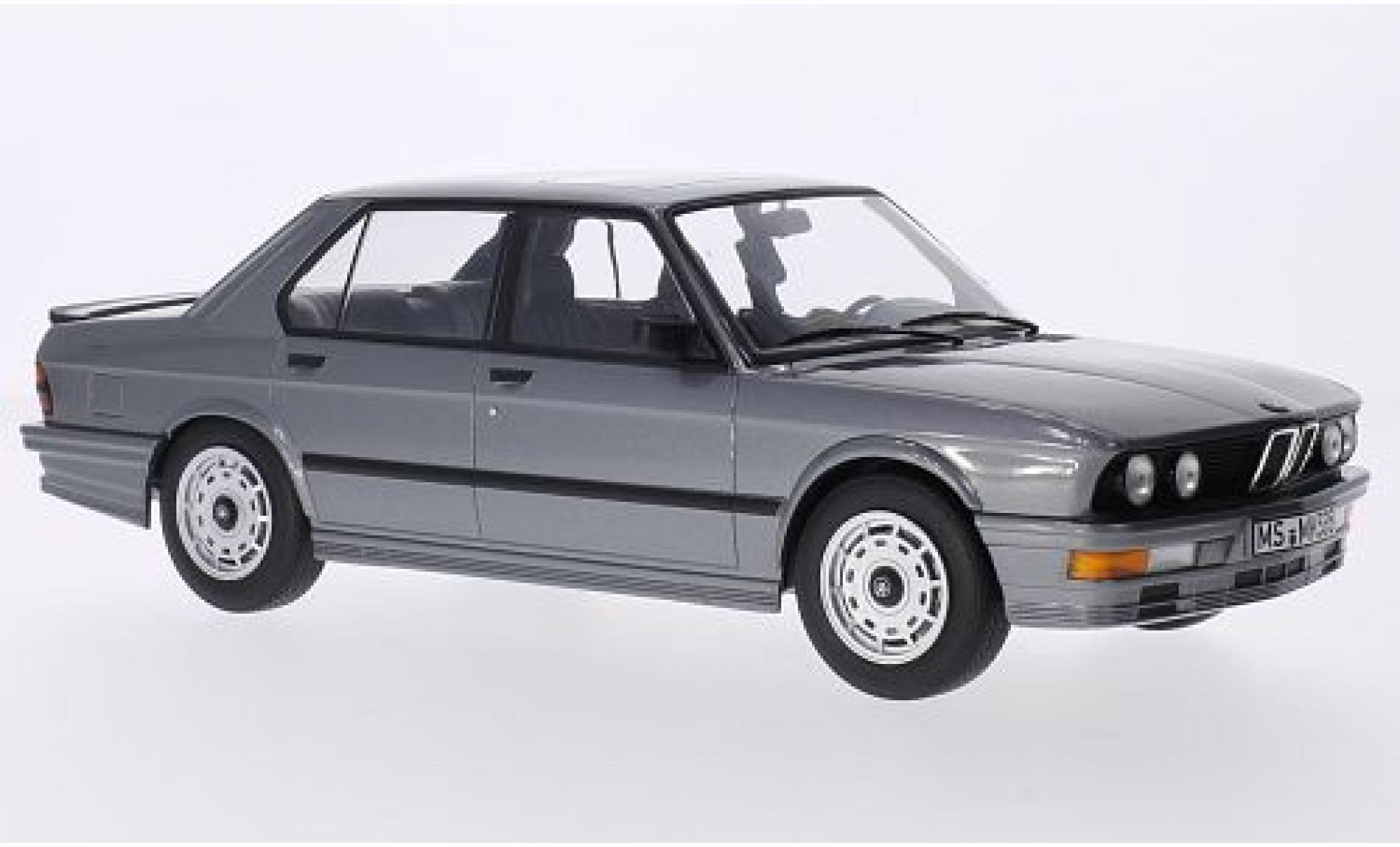 Bmw M5 1/18 Norev 35i (E28) metallic grey 1986 diecast model cars