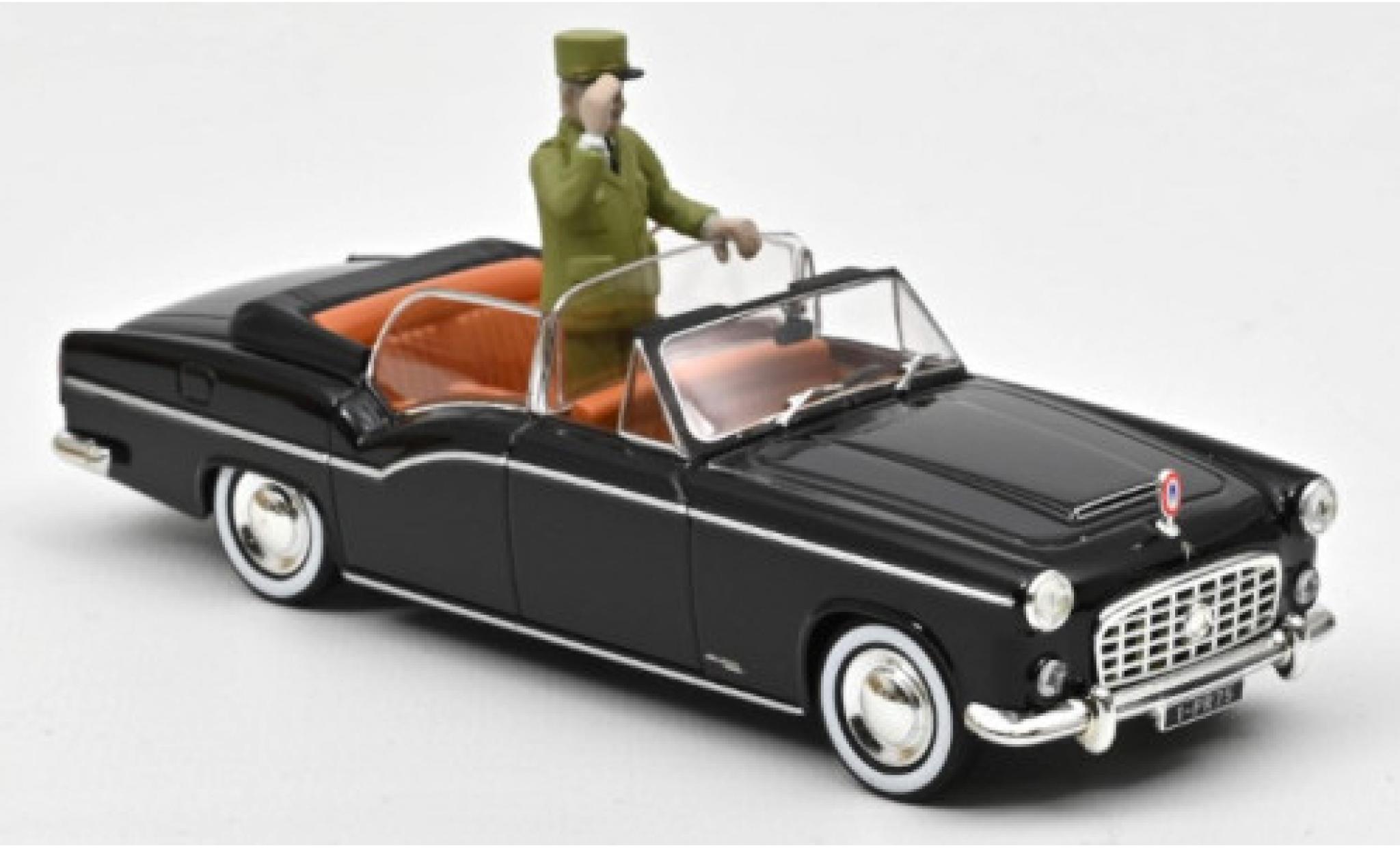Citroen Traction 1/43 Norev 15CV Chapron Presidentielle 1968 mit Figur Charles de Gaulle diecast model cars