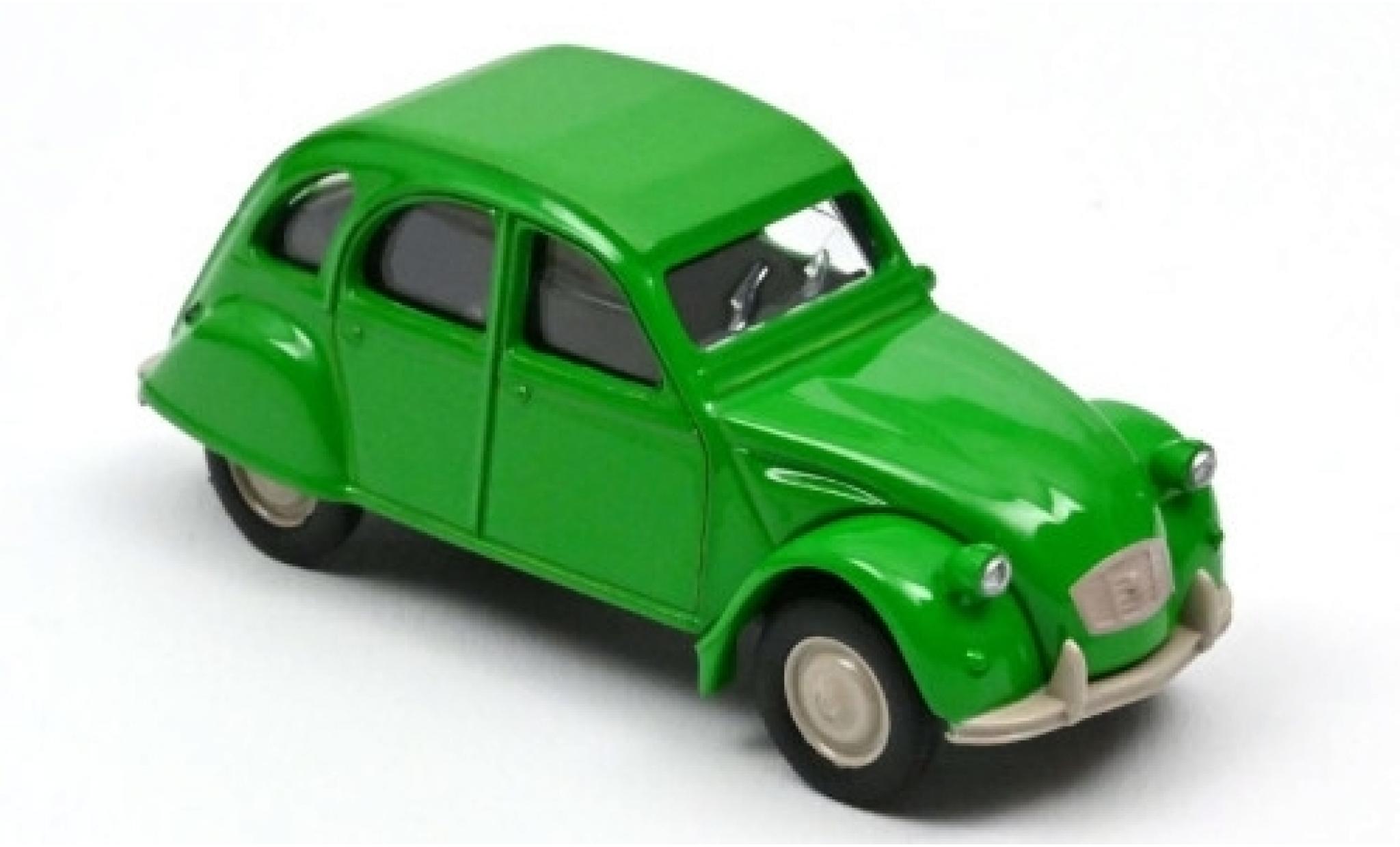Citroen 2CV 1/64 Norev 6 Special green 1979 diecast model cars