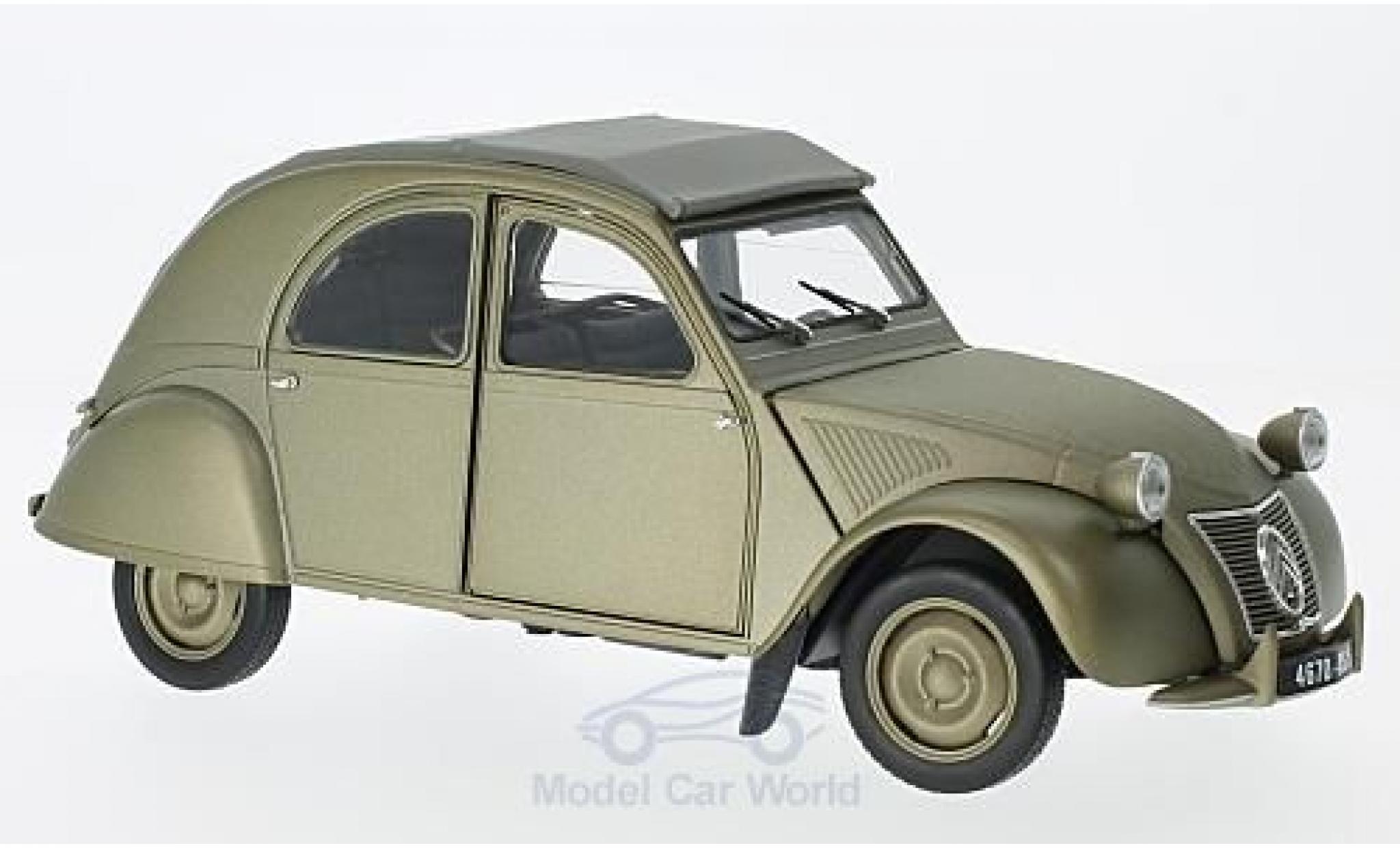 Citroen 2CV 1/18 Norev A matt-grey 1950 diecast model cars
