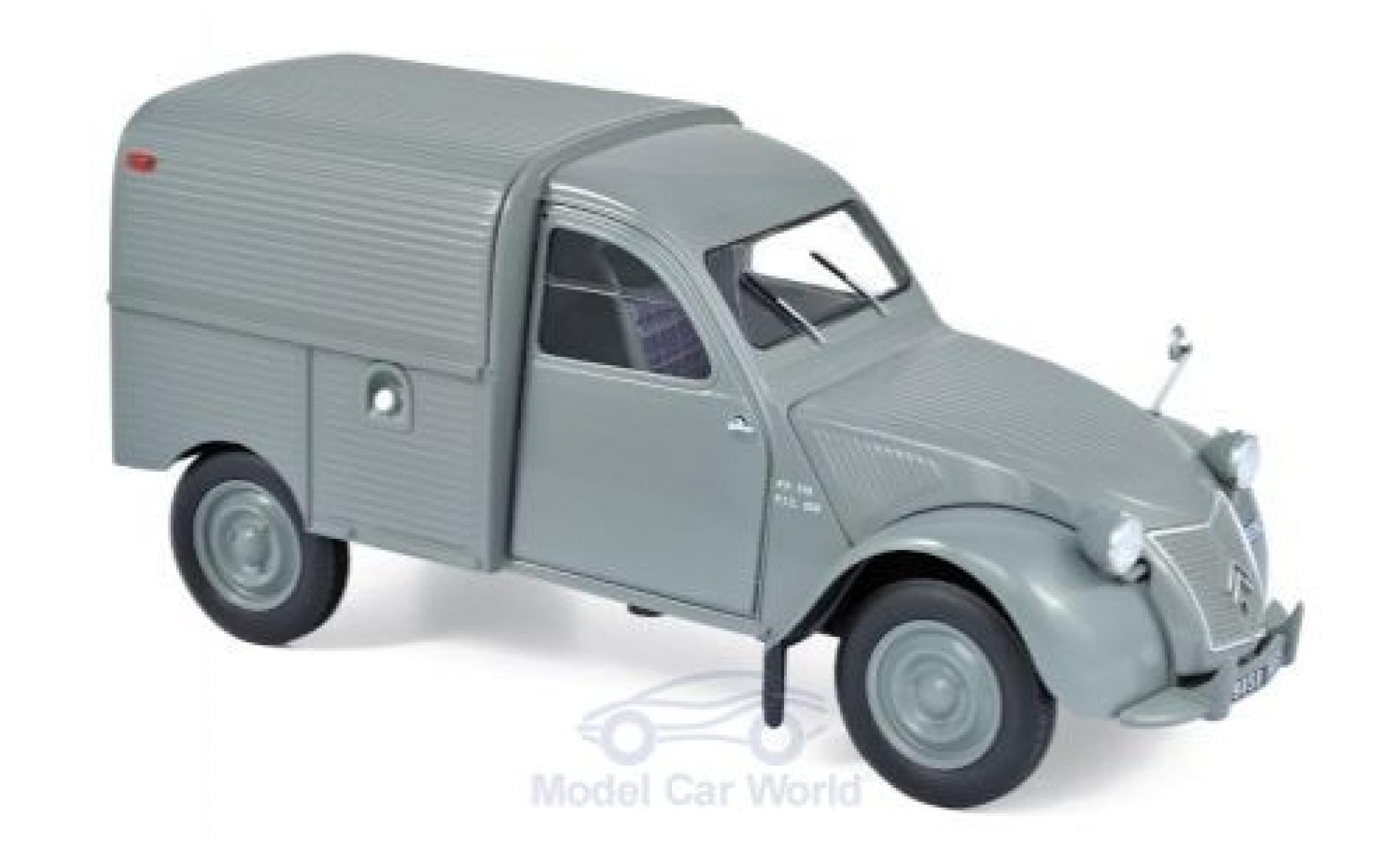 Citroen 2CV 1/18 Norev Vannette grey 1957 diecast model cars