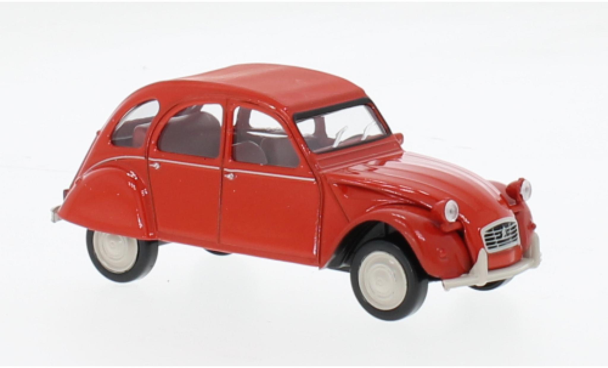 Citroen 2CV 1/43 Norev red 1978 1:43 diecast model cars