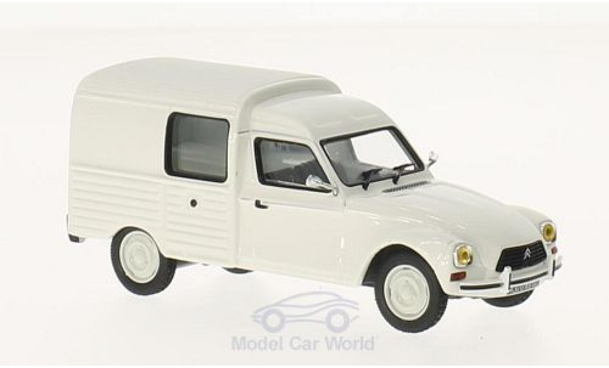 Citroen Acadiane 1/43 Norev white 1979 diecast model cars