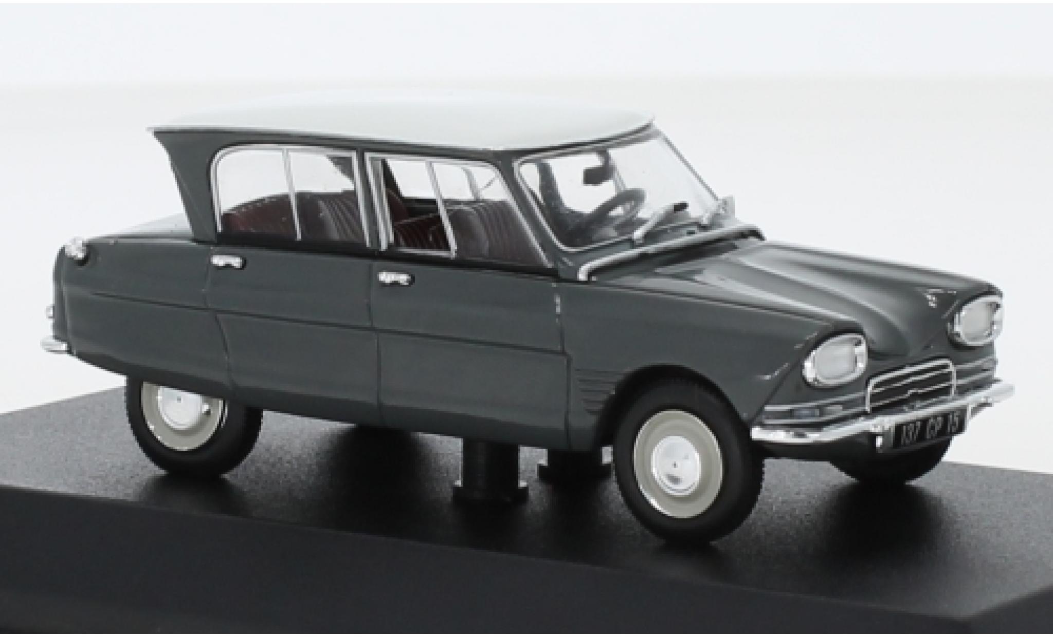 Citroen Ami 6 1/43 Norev grey/white 1967 diecast model cars
