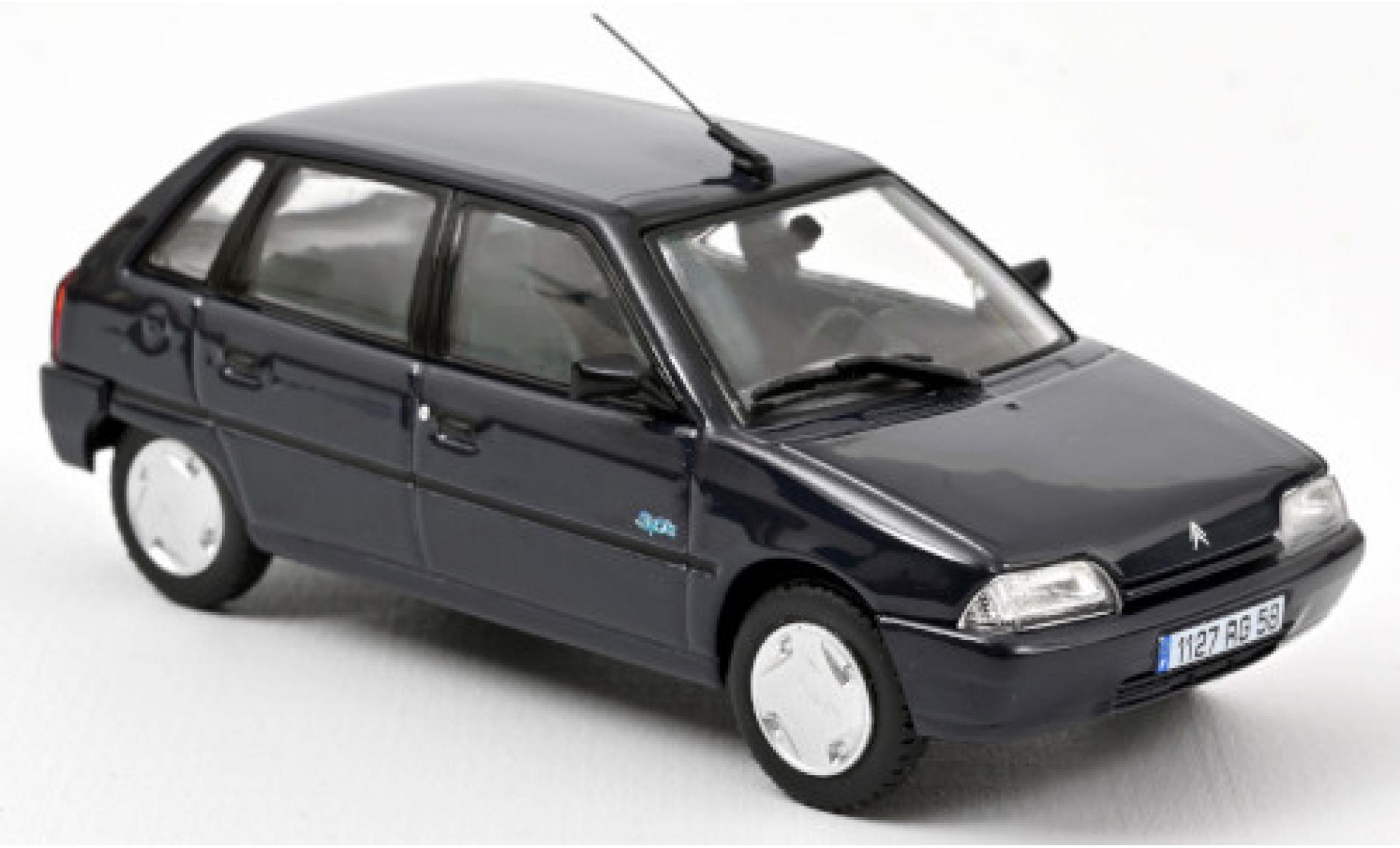 Citroen AX 1/43 Norev Spot blue 1995 diecast model cars