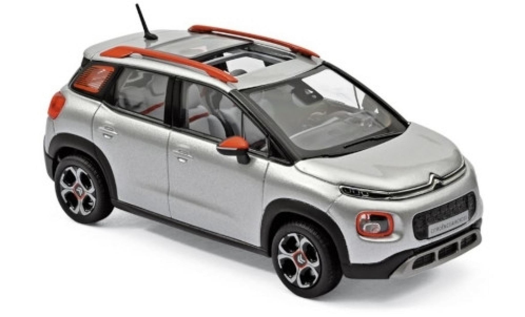 Citroen C3 1/43 Norev Aircross grey/orange 2017 diecast model cars