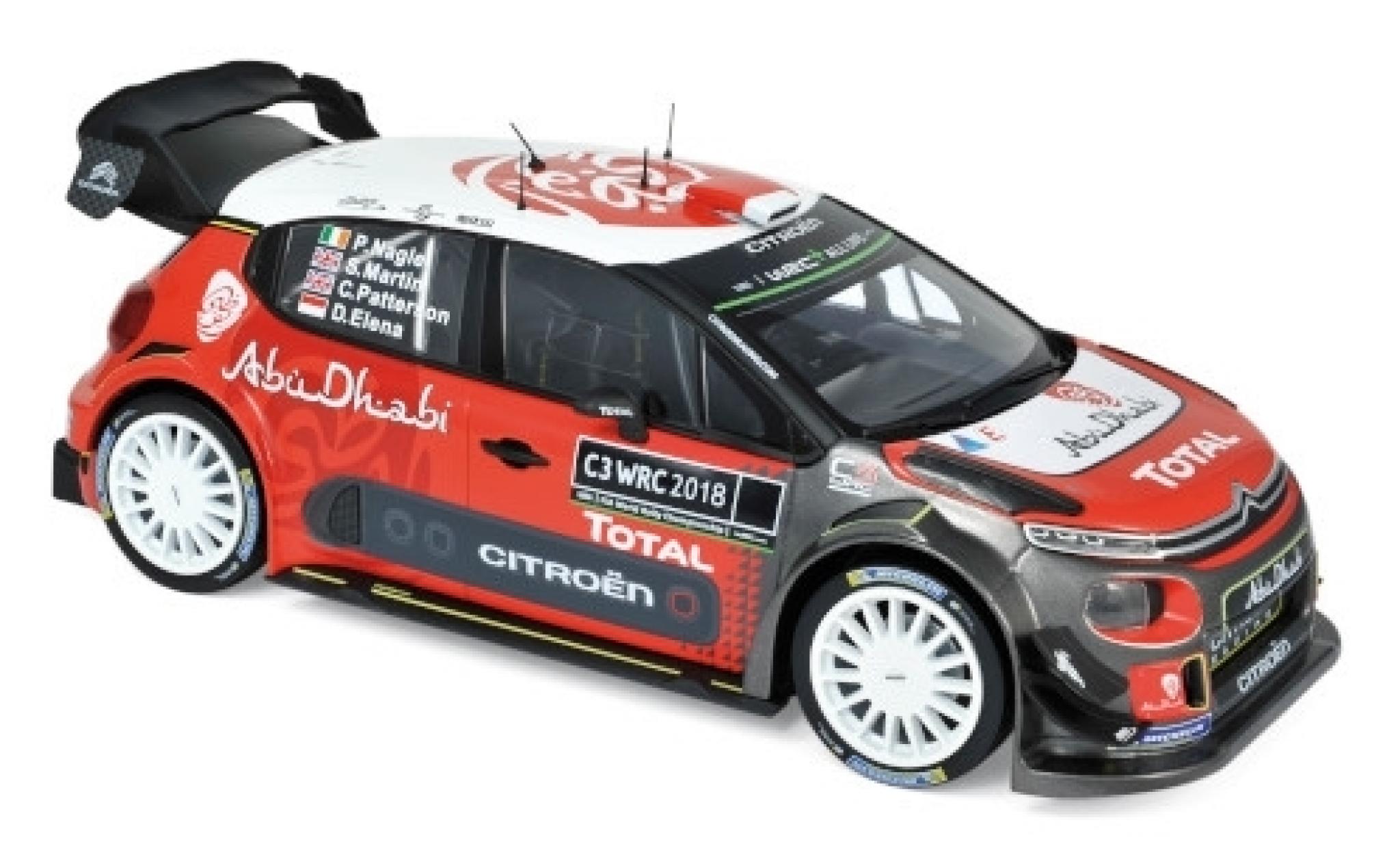 Citroen C3 1/18 Norev WRC Rally WM 2018 Presentation Version diecast model cars
