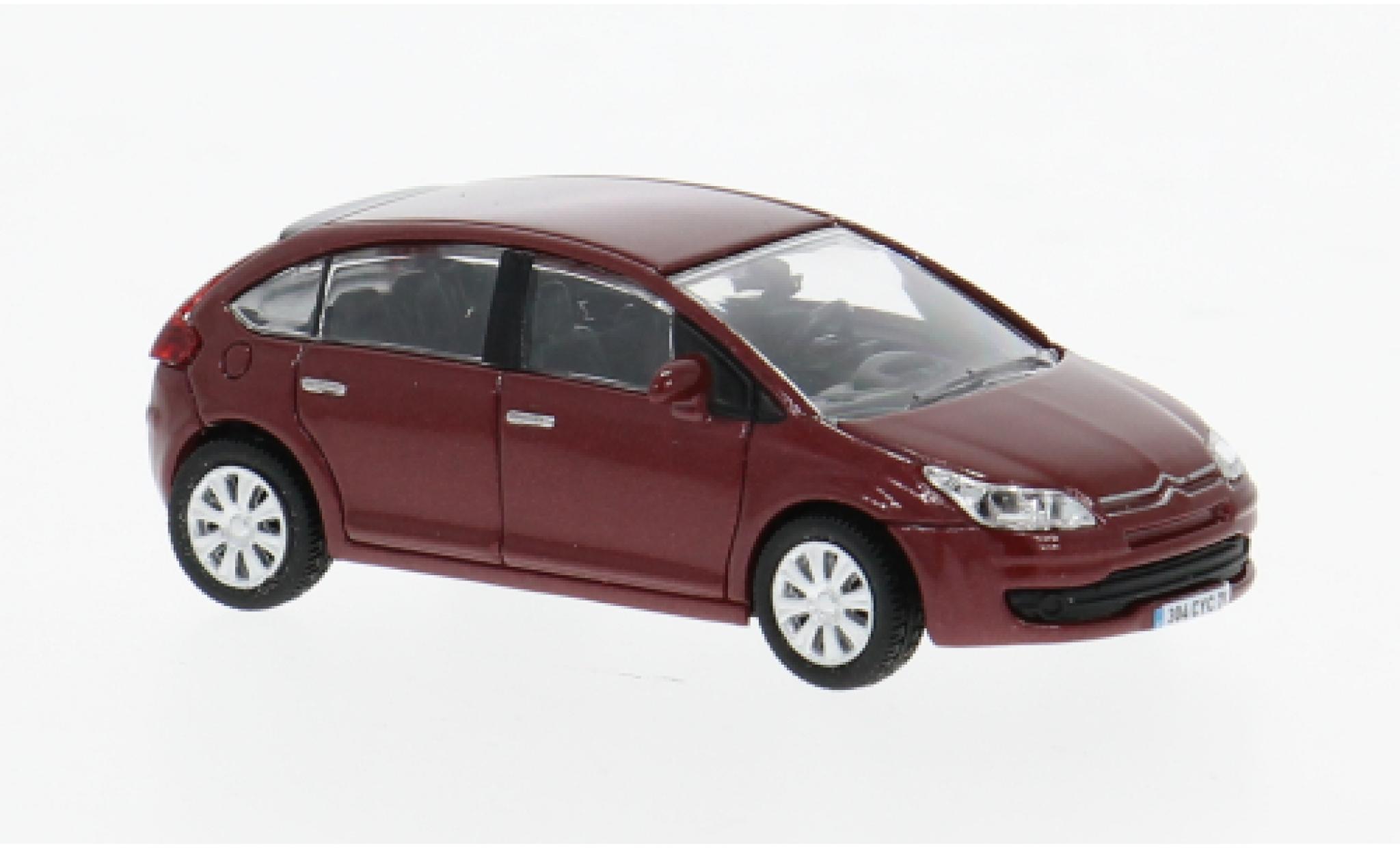 Citroen C4 1/87 Norev Saloon red 2004 1:87 diecast model cars