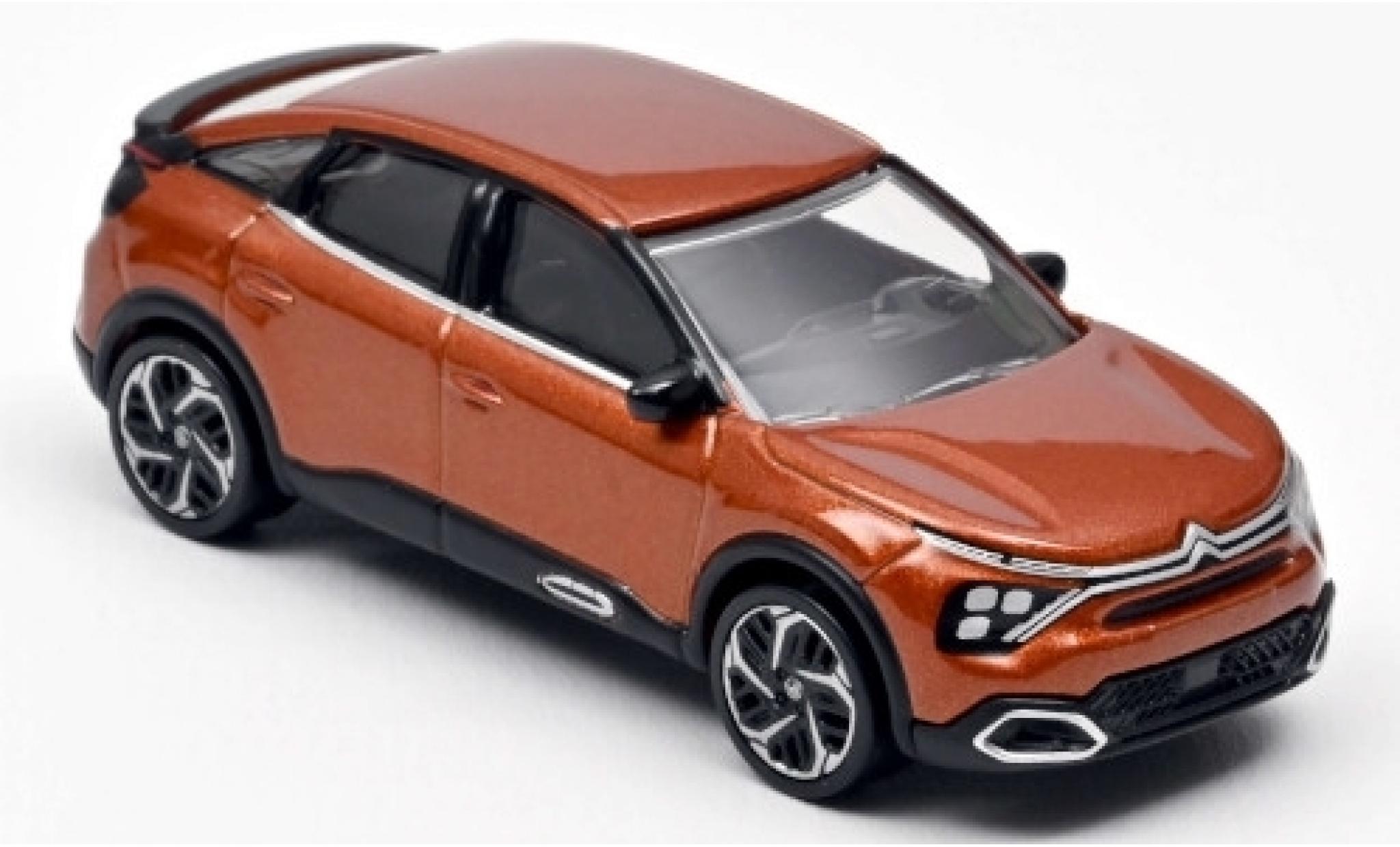 Citroen C4 1/43 Norev metallic orange 2020 diecast model cars