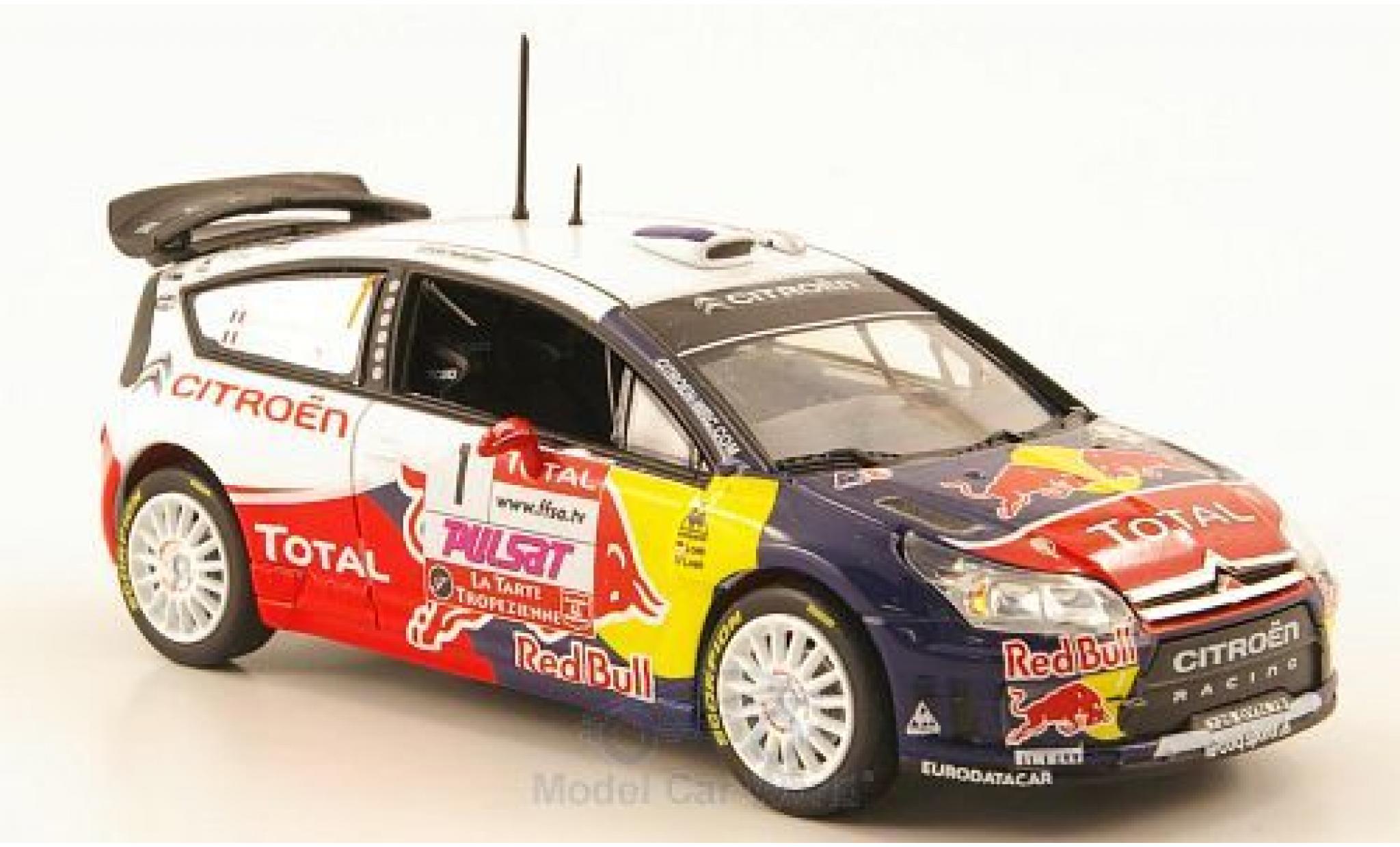 Citroen C4 WRC 1/43 Norev WRC No.1 Racing Red Bull Total WRC Rally du Var 2009 S.Loeb/S.Loeb diecast model cars