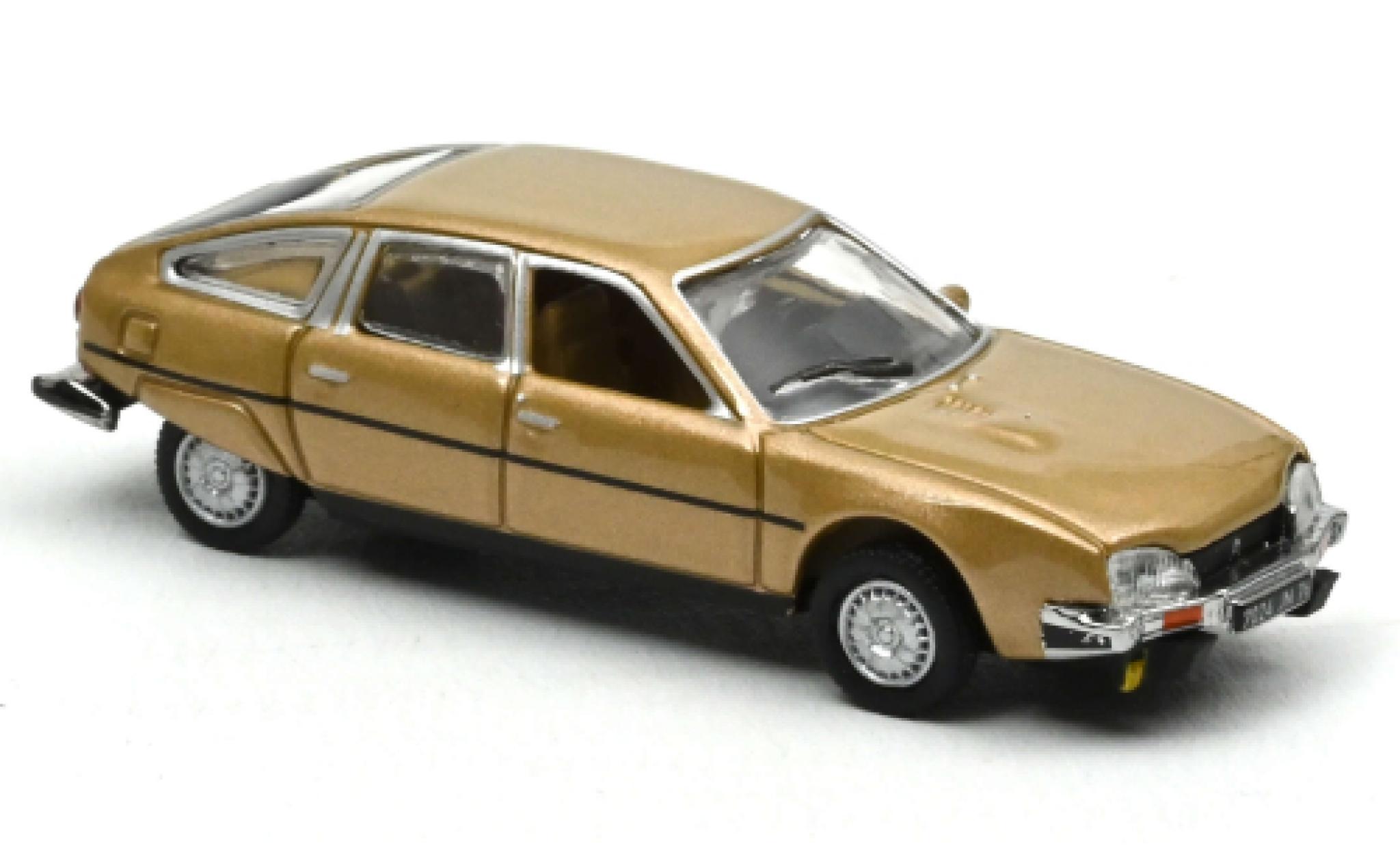 Citroen CX 1/87 Norev 2400 GTI metallic beige 1977 diecast model cars