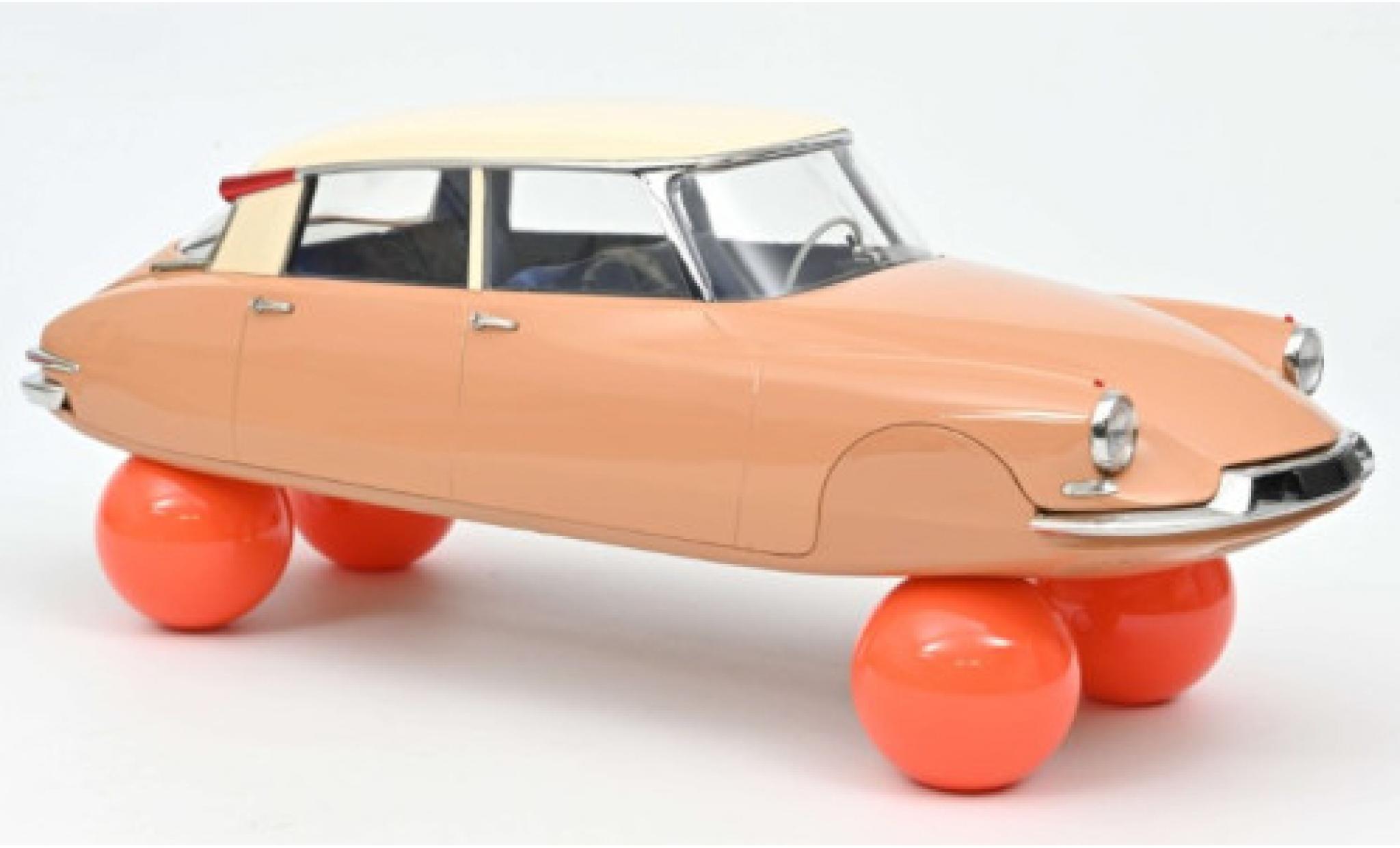Citroen DS 1/12 Norev 19 Ballon brown/white 1959 diecast model cars