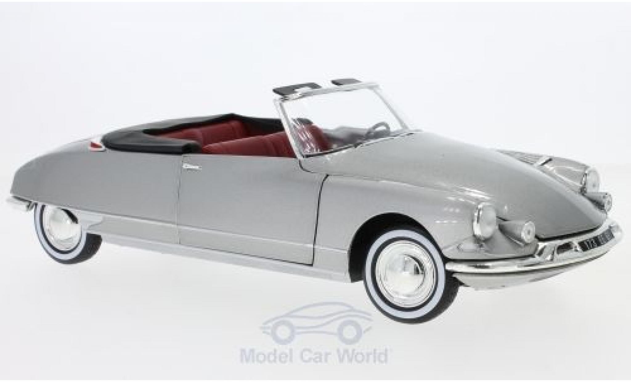 Citroen DS Cabriolet 1/18 Norev 19 Convertible metallic grey 1961 SoftTop liegt bei diecast model cars