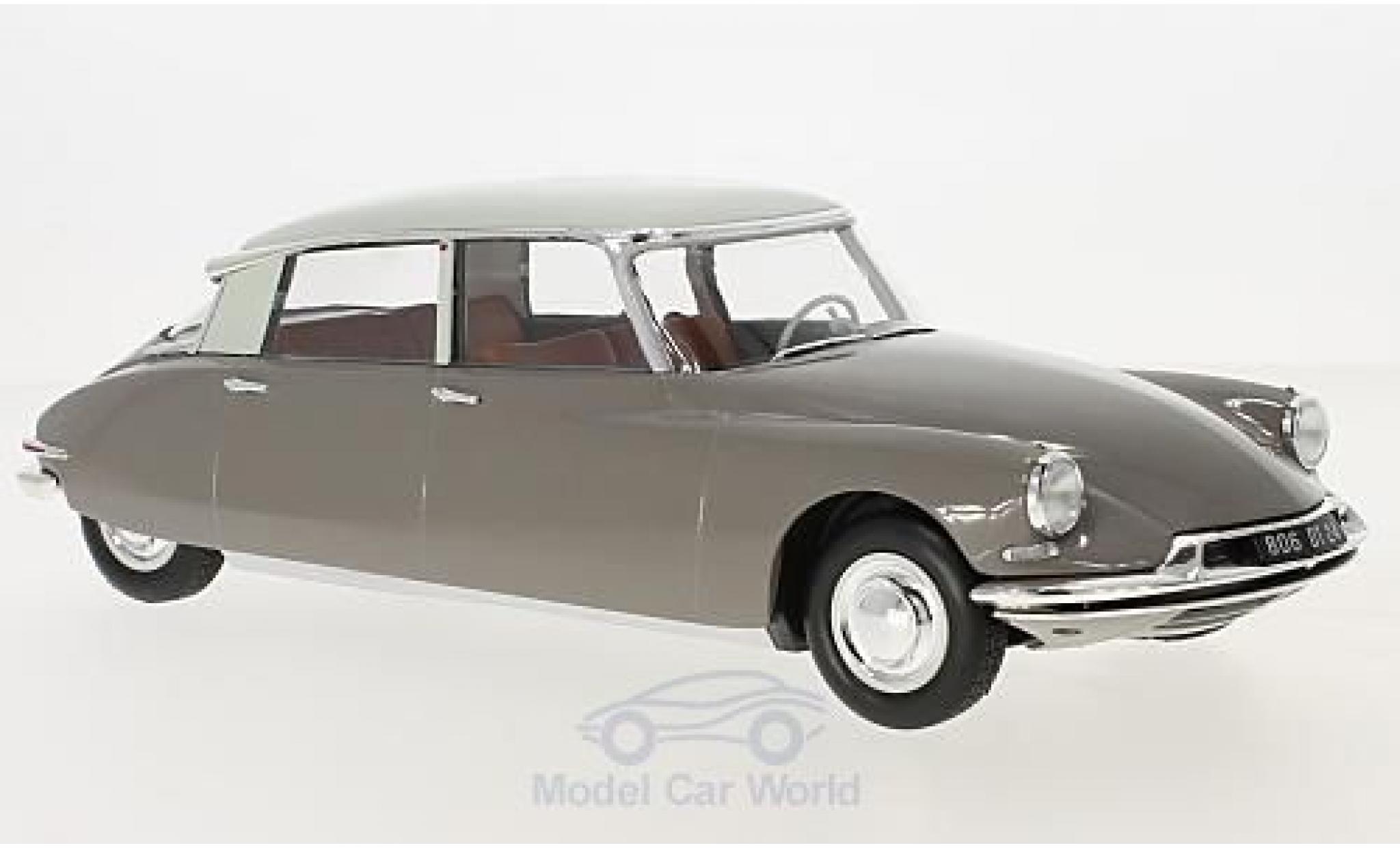 Citroen DS 19 1/18 Norev 19 grey/grey 1959 diecast model cars