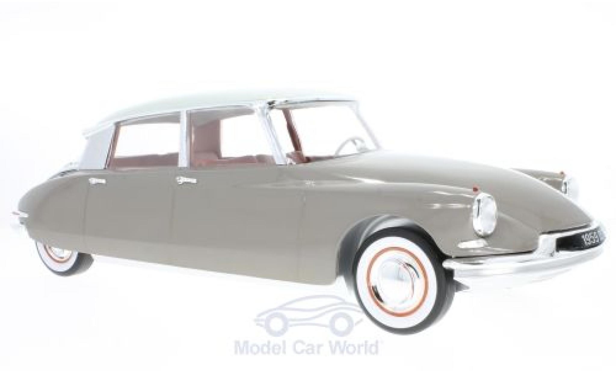 Citroen DS 19 1/12 Norev 19 brown/white 1959 diecast model cars