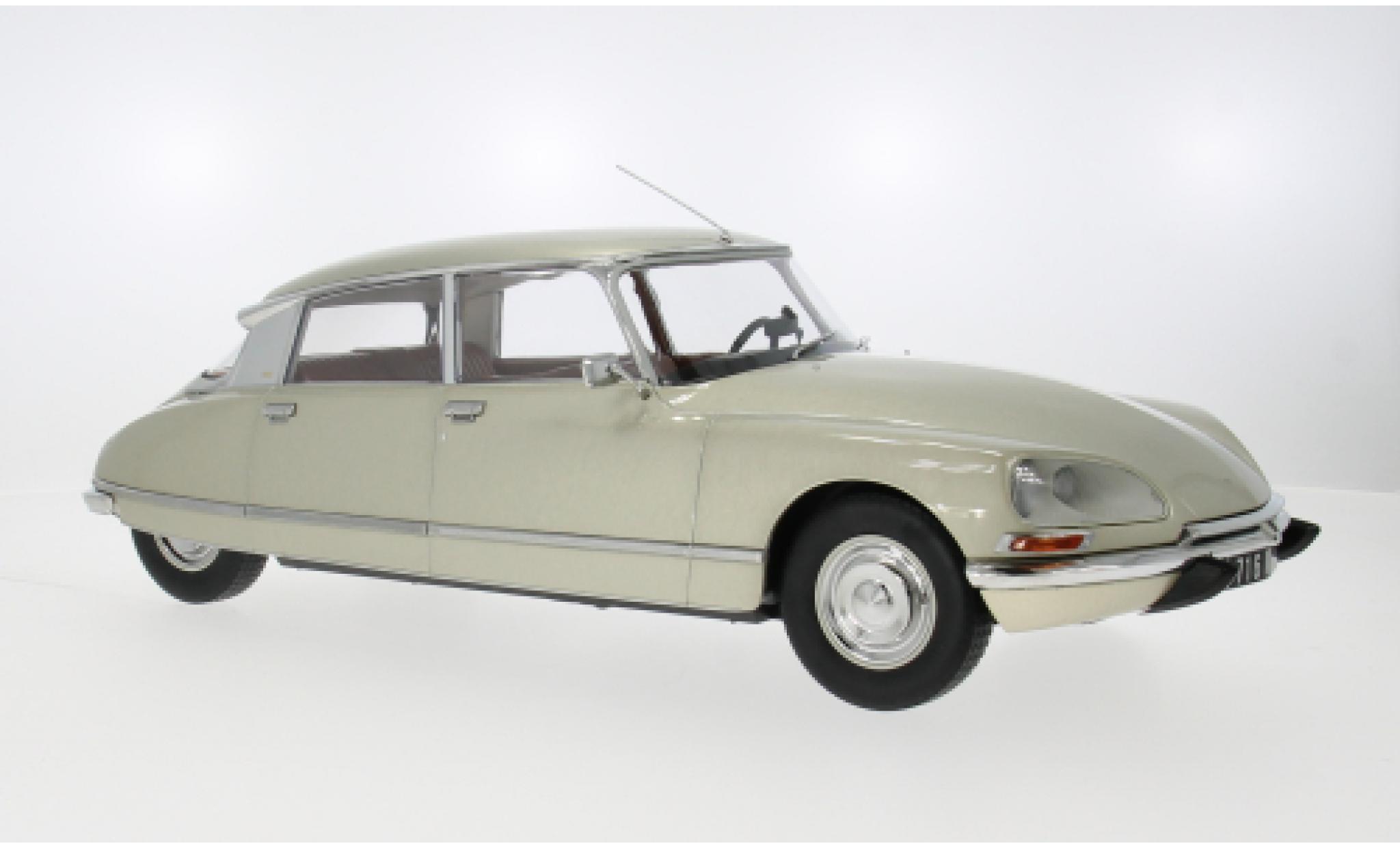 Citroen DS 1/12 Norev 23 Pallas metallise beige 1973 1:12 diecast model cars