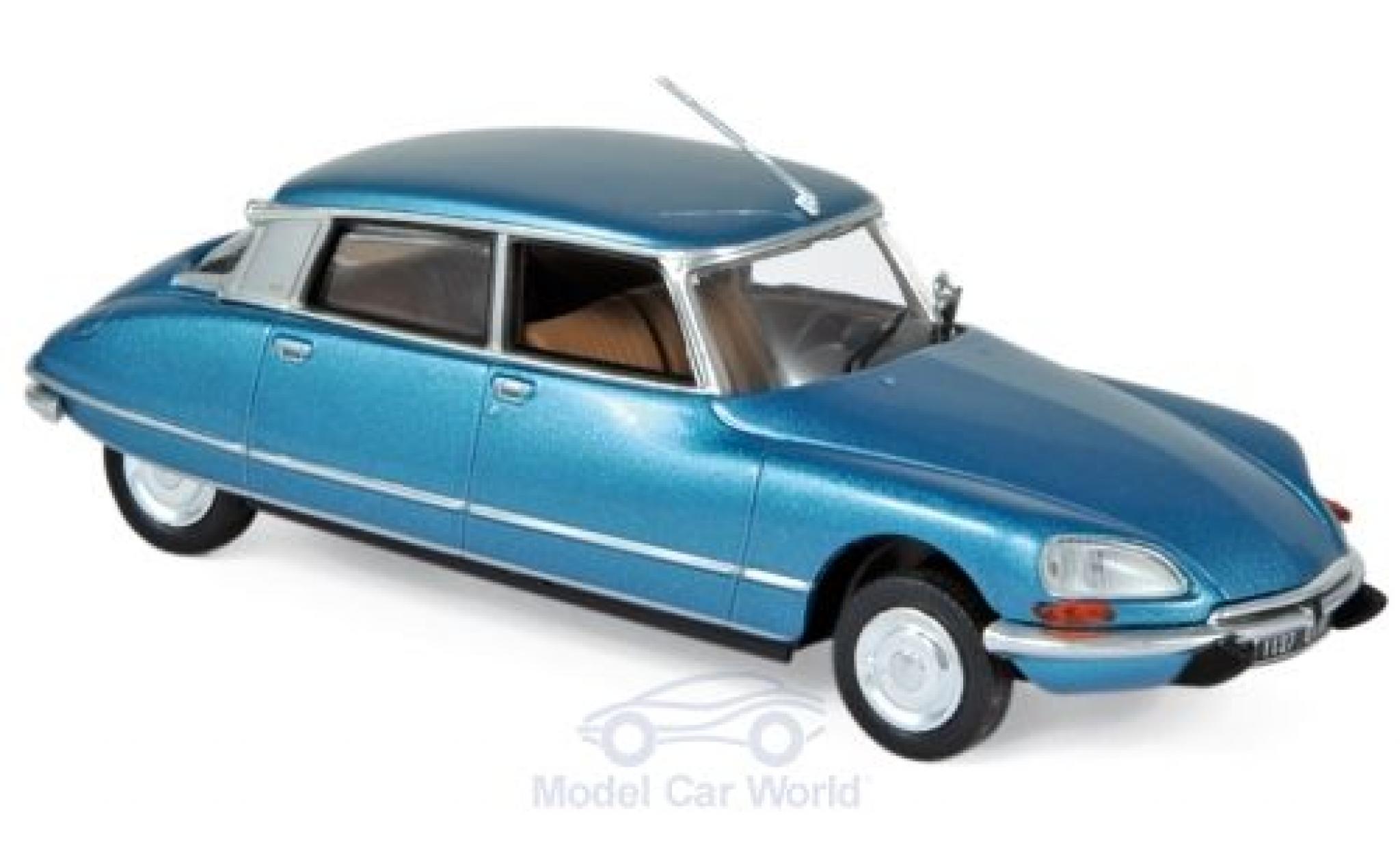 Citroen DS 1/43 Norev 23 Pallas metallic blue 1974 diecast model cars