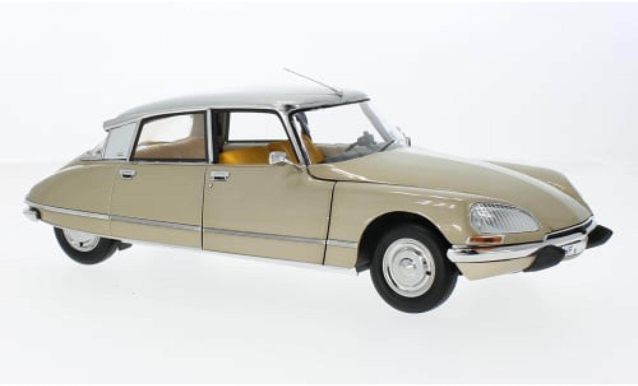 Citroen DS 1/18 Norev 23 Pallas metallise beige/silver 1972 1:18 diecast model cars