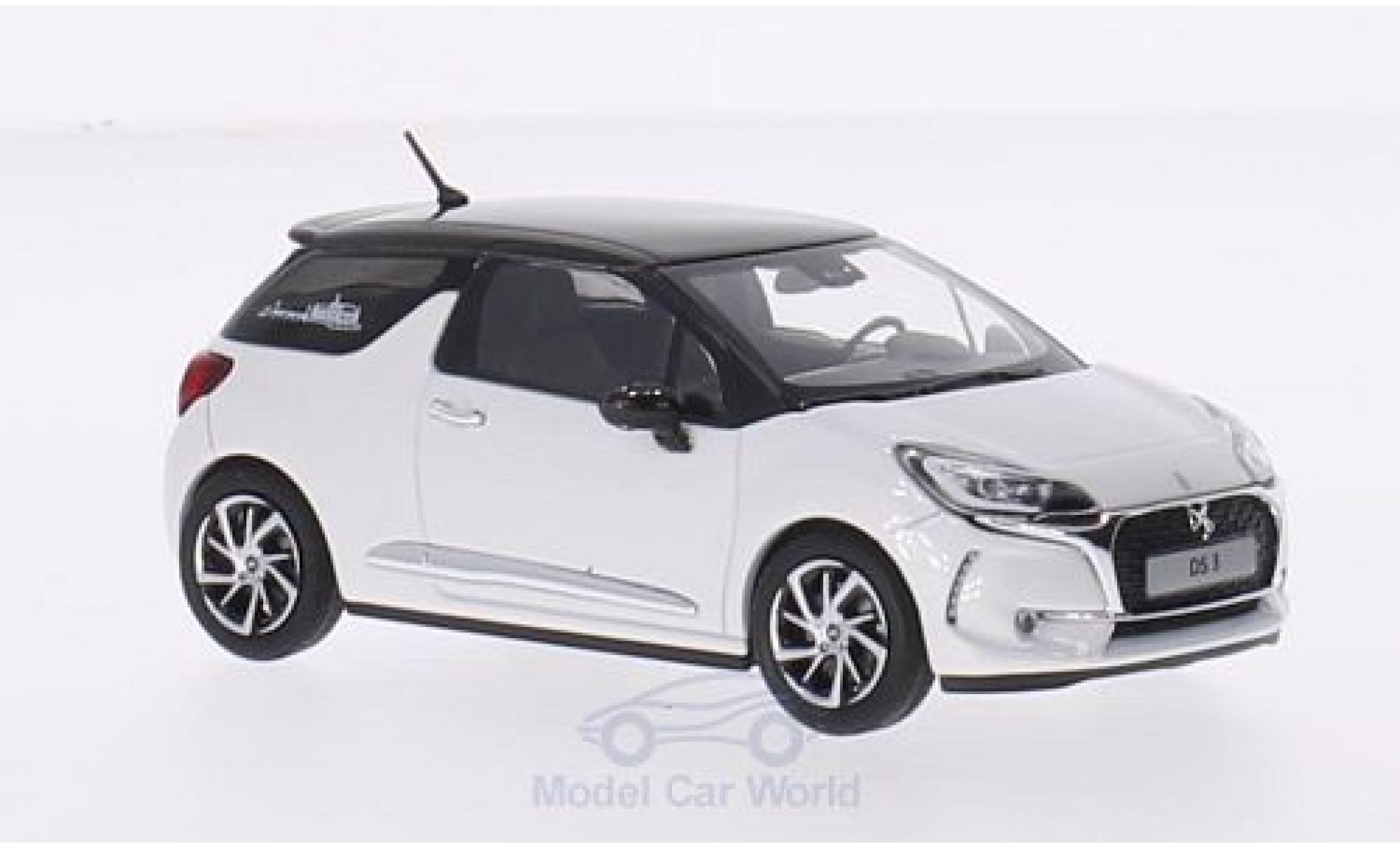 DS Automobiles DS3 1/43 Norev Citroen DS 3 metallic white/metallic brown 2016 diecast model cars
