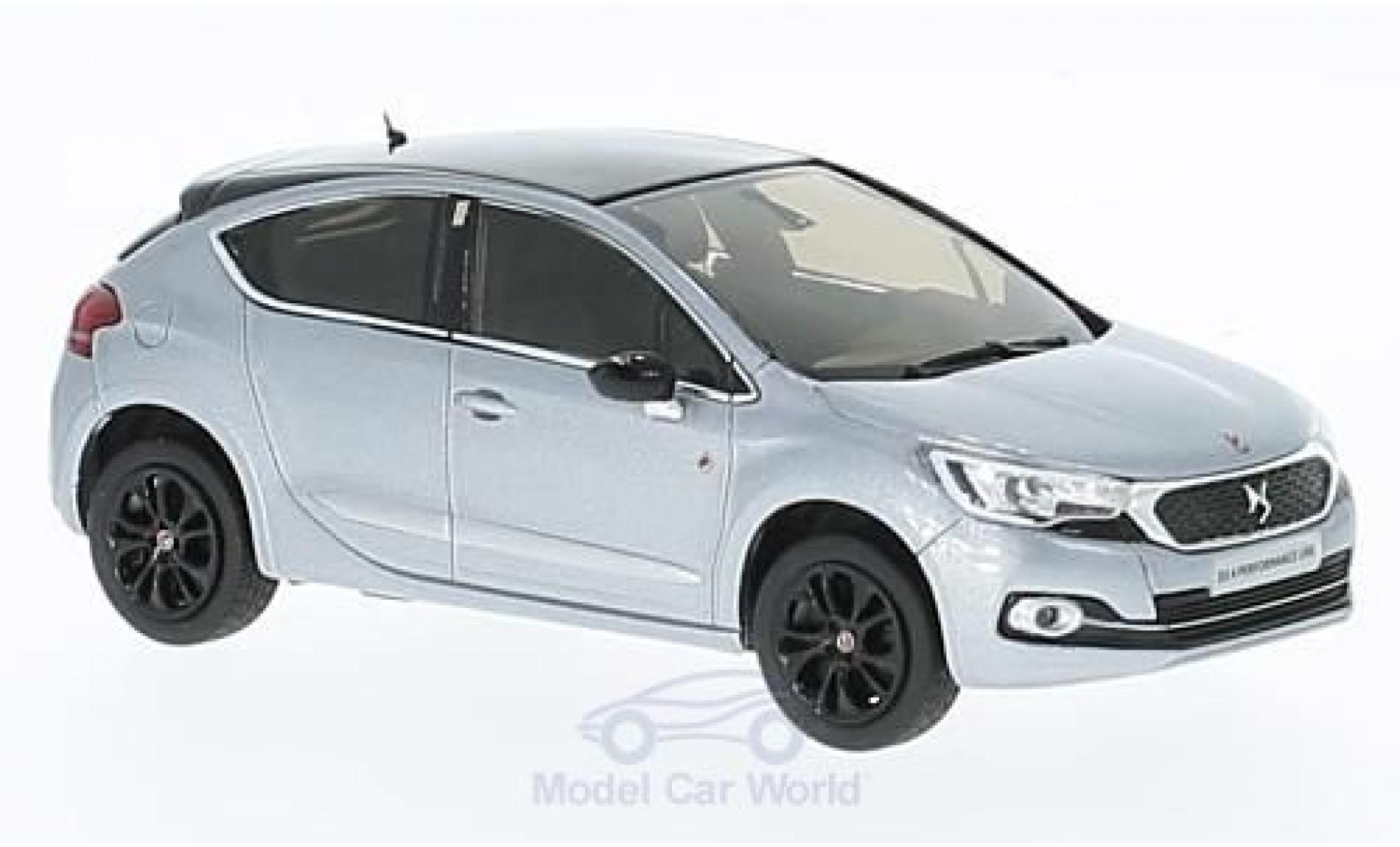 DS Automobiles DS4 1/43 Norev Citroen DS 4 Performance Line metallic grey/black 2016 diecast model cars