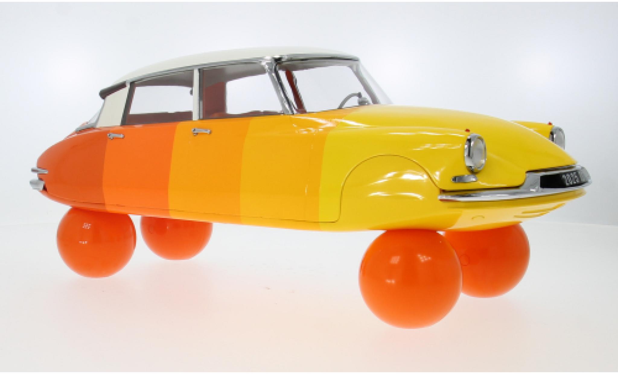 Citroen DS 1/12 Norev 19 orange/yellow 1959 1:12 diecast model cars