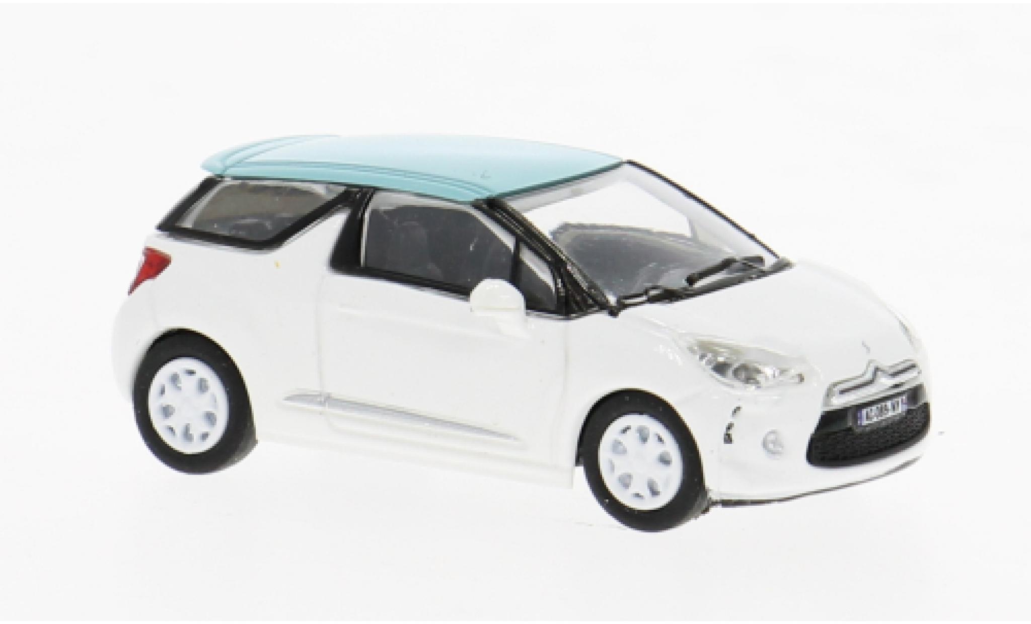 DS Automobiles DS3 1/87 Norev Citroen white 2010 1:87 diecast model cars