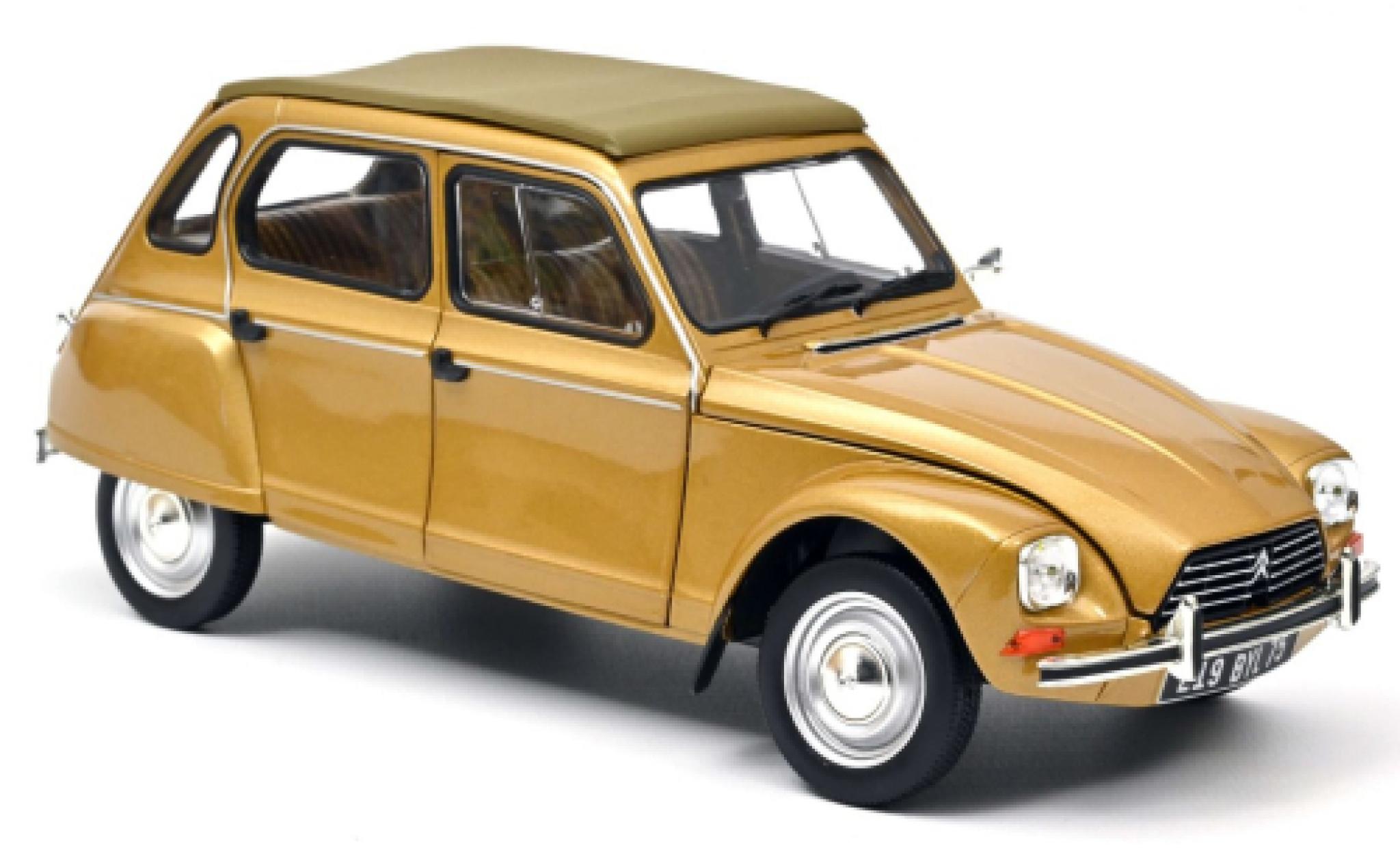 Citroen Dyane 1/18 Norev metallic beige 1978 diecast model cars